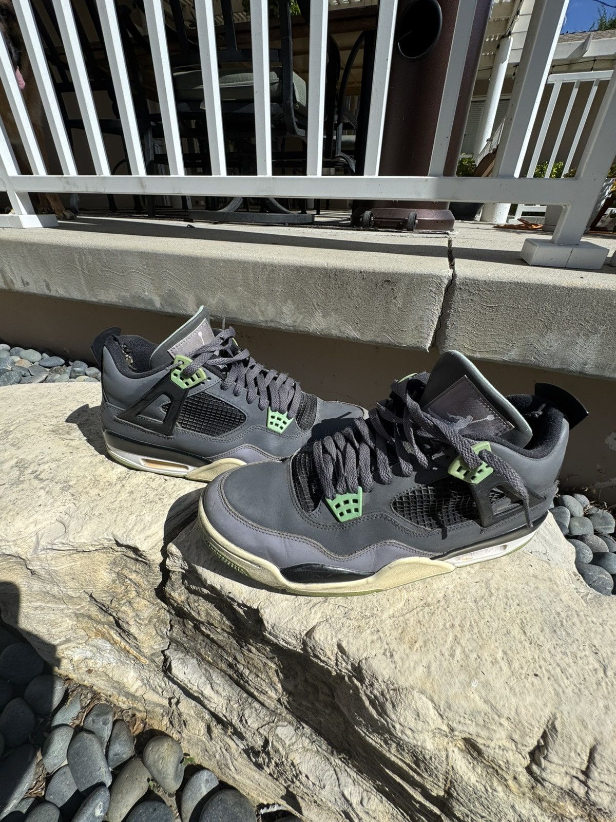 Jordan Brand Jordan 4 Green Glow Size US 12 / EU 45 - 1 Thumbnail