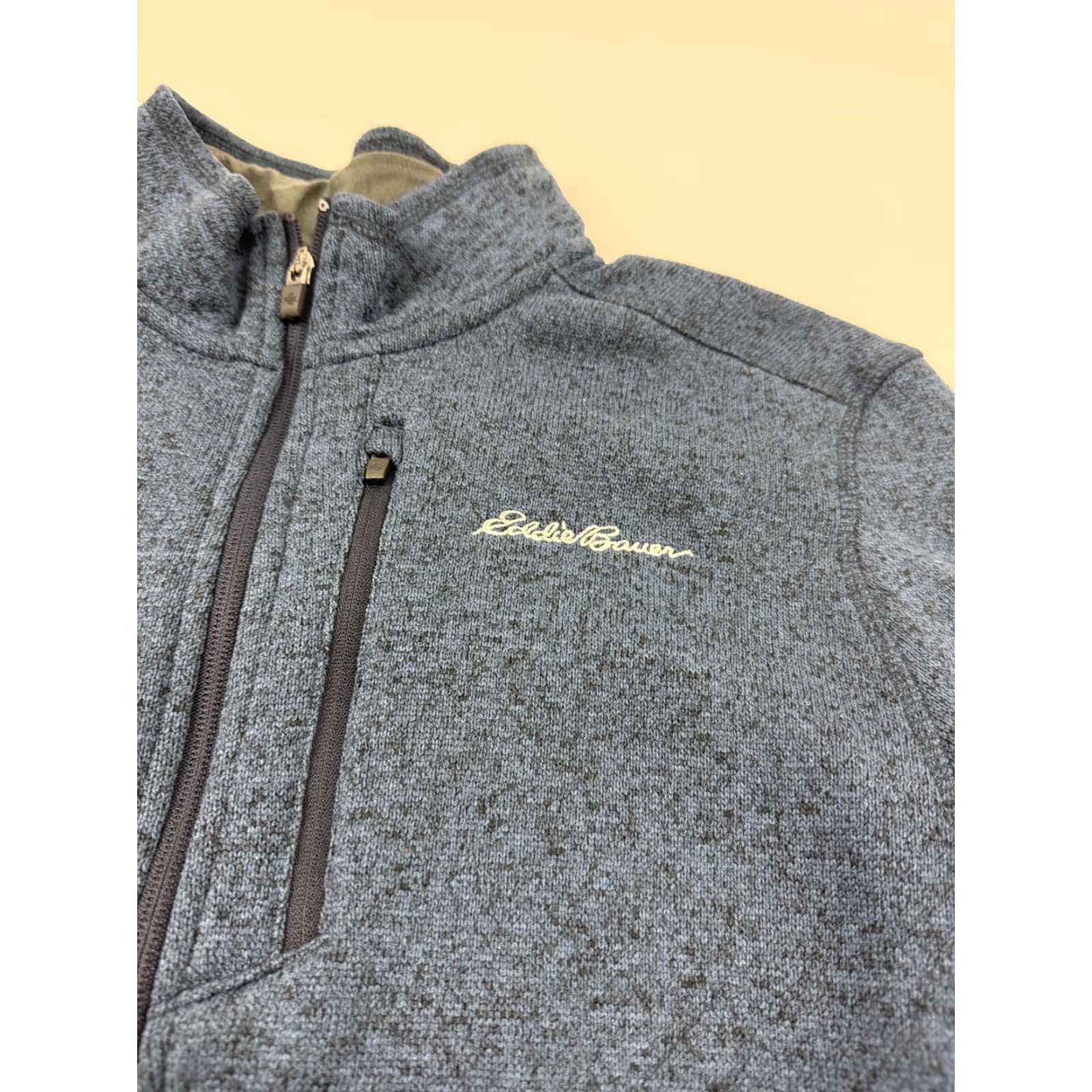 Eddie Bauer Eddie Bauer Sweater Mens Large Blue 1/4 Zip Mock Neck Fleece Pullover Outdoor Shirt Size US L / EU 52-54 / 3 - 2 Thumbnail