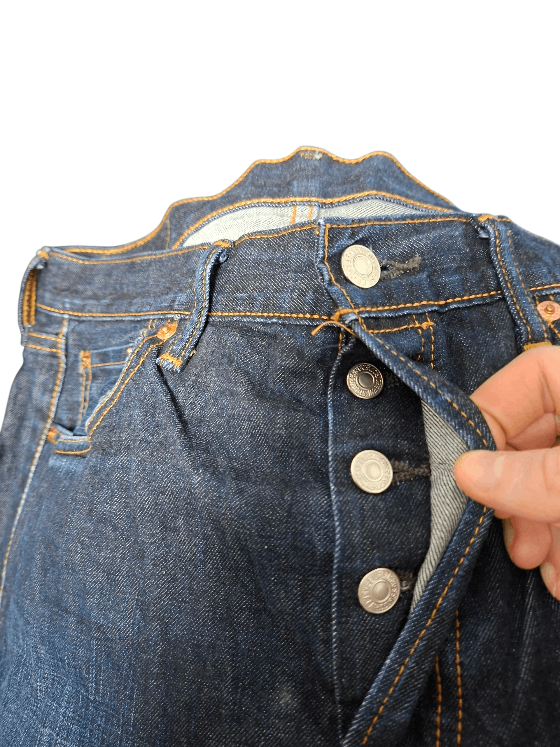 Levi's LEVIS 501 VINTAGE W34 L32 JEANS DENIM Size US 34 / EU 50 - 2 Thumbnail