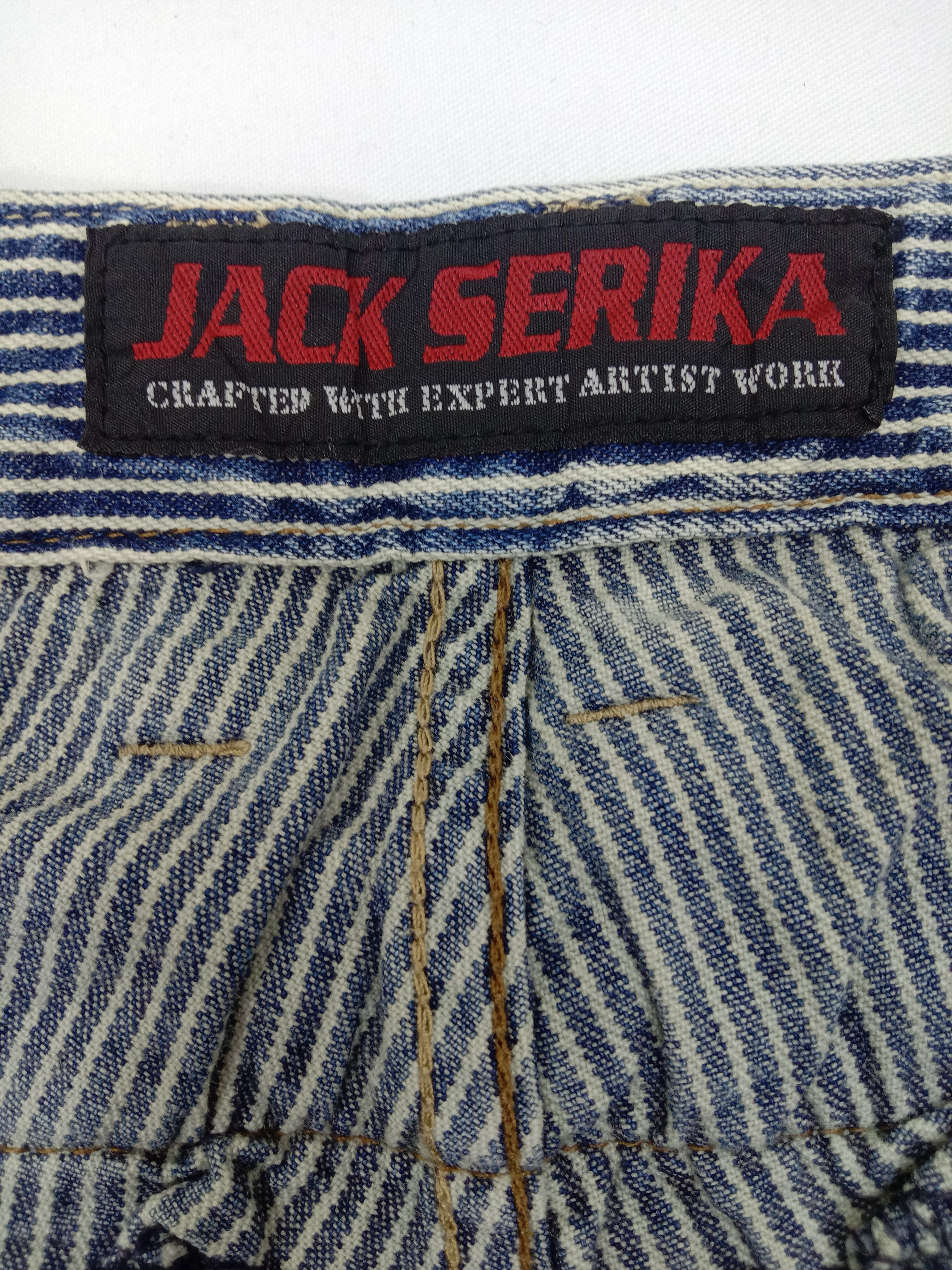 Japanese Brand Vintage Jack Serika Double Waist Jeans Size US 30 / EU 46 - 11 Thumbnail