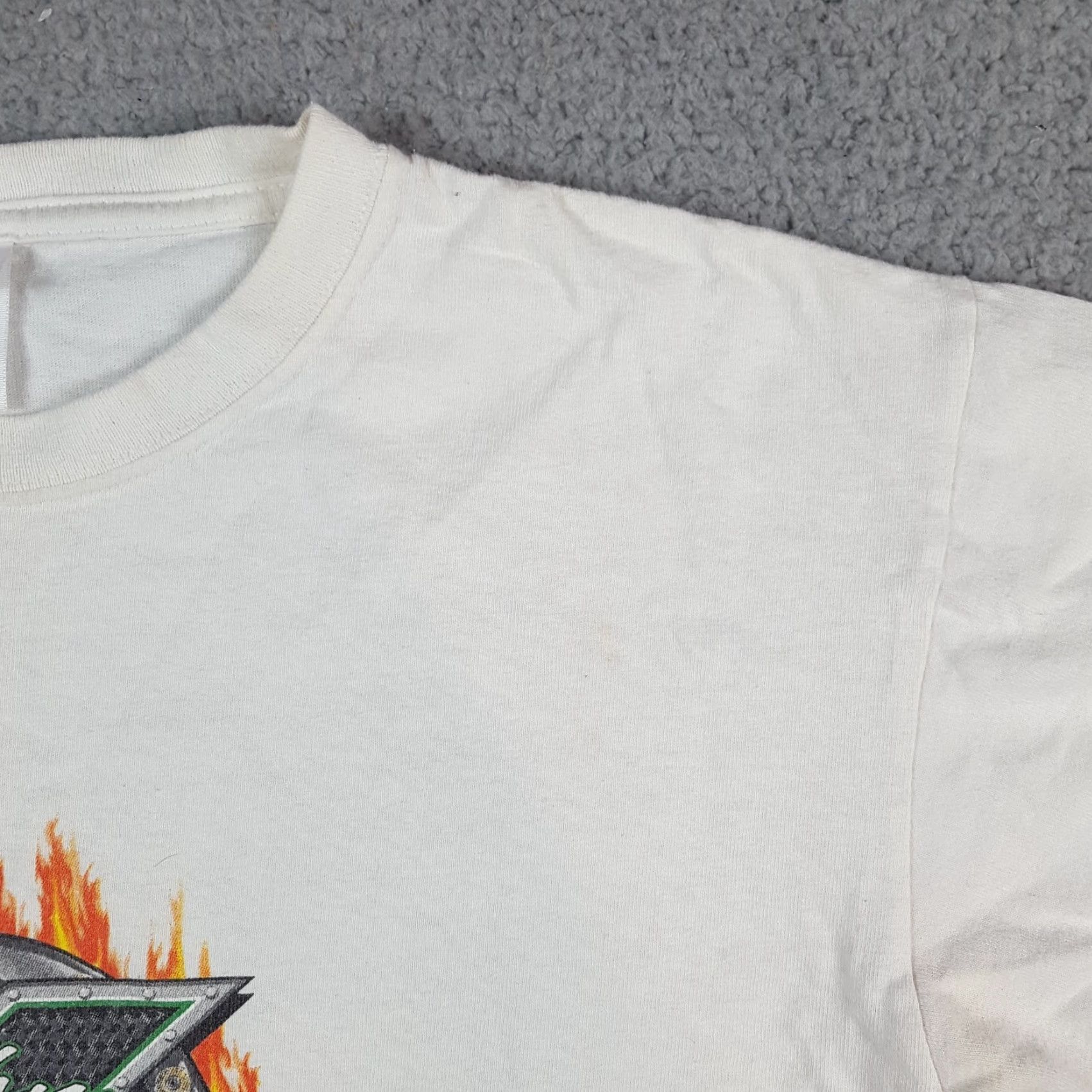 Anvil VINTAGE John Force Funny Car Champion NASCAR Race T Shirt Size M Auto Car Flame Racing Size US M / EU 48-50 / 2 - 6 Thumbnail
