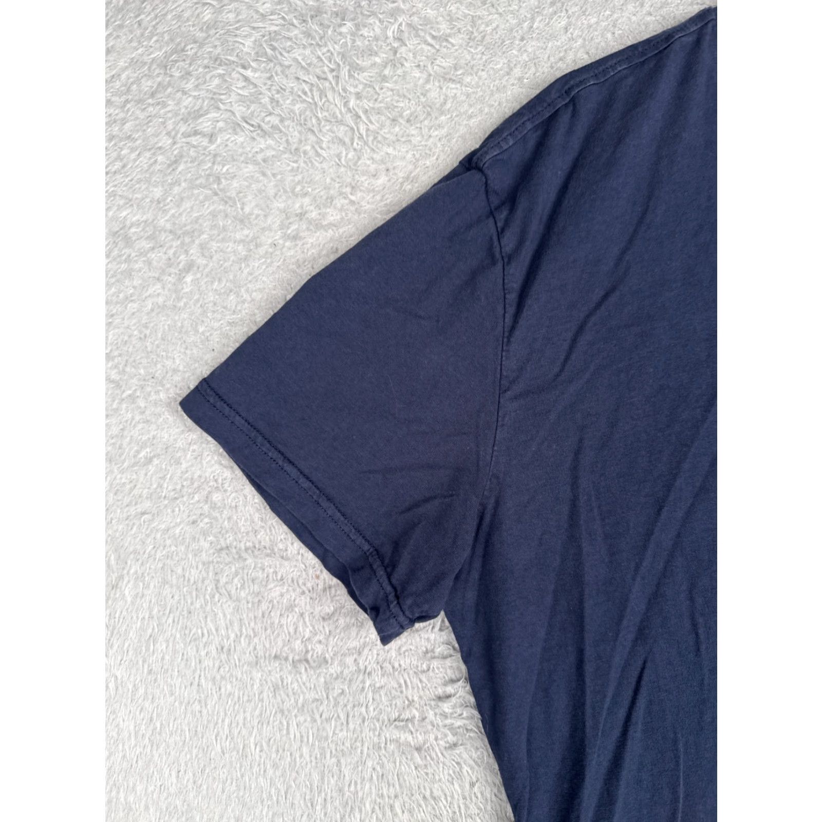Tommy Hilfiger VINTAGE Tommy Hilfiger Jeans Shirt Adult XL Blue Short Sleeve Crew Neck Cotton Size US XL / EU 56 / 4 - 3 Thumbnail