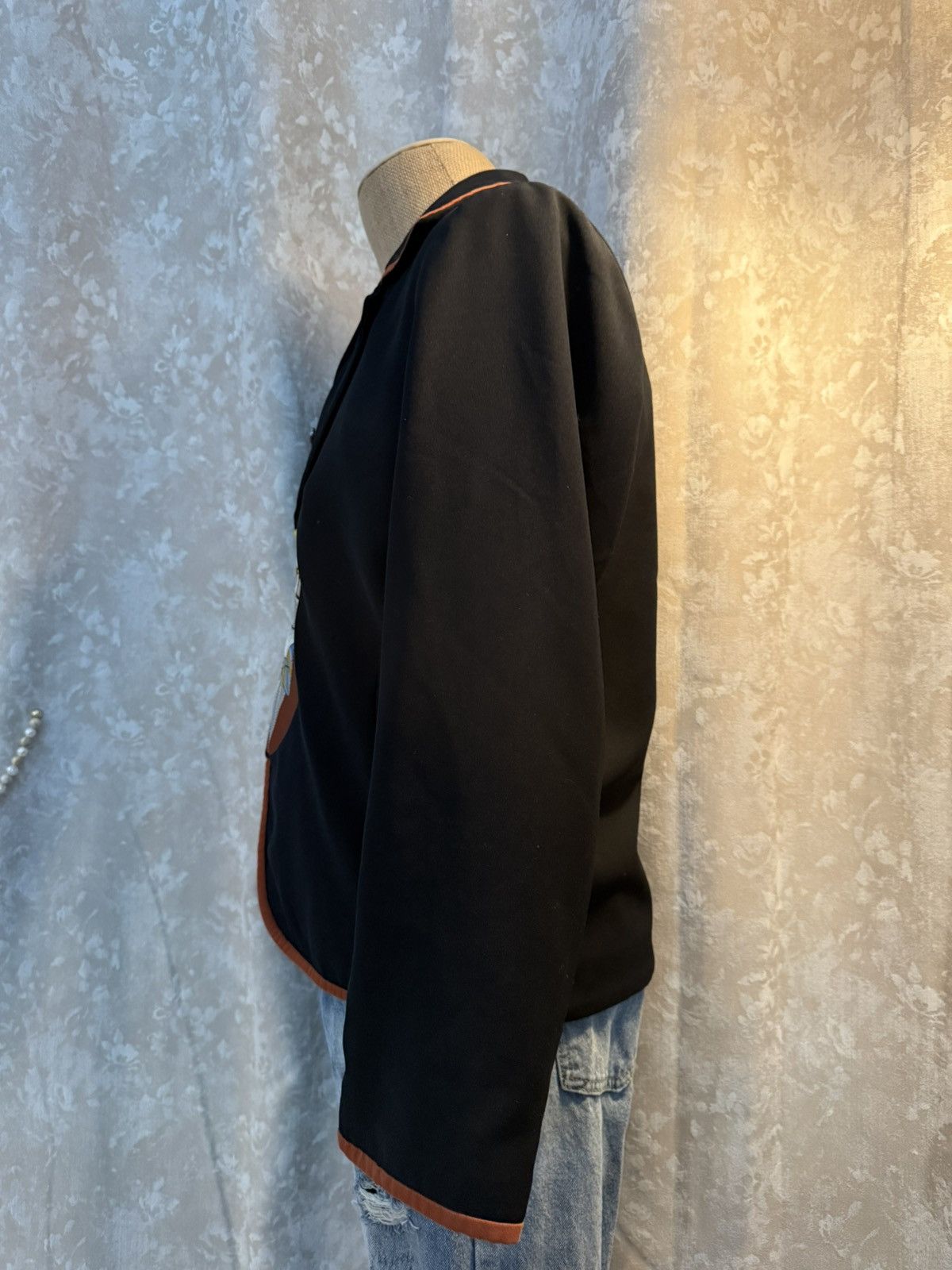 Other Whimsical Embroidered Cat Jacket - Size M/L Size M / US 6-8 / IT 42-44 - 9 Thumbnail