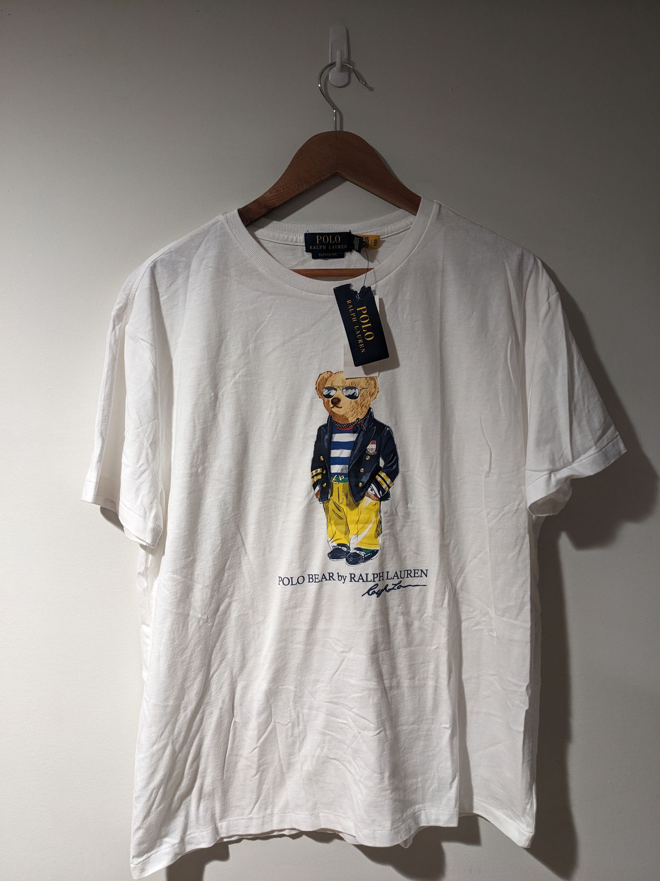 Vintage Polo Ralph Lauren Nautical Bear Classic Fit T-Shirt