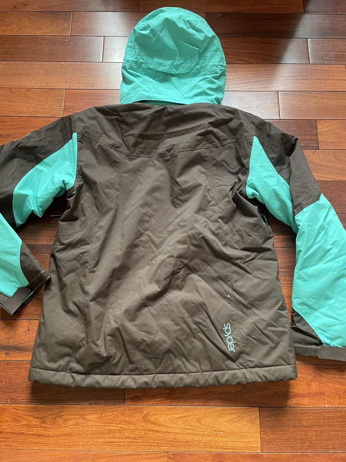Spyder Spyder Green and Brown Ski Jacket Size XL / US 12-14 / IT 48-50 - 2 Thumbnail