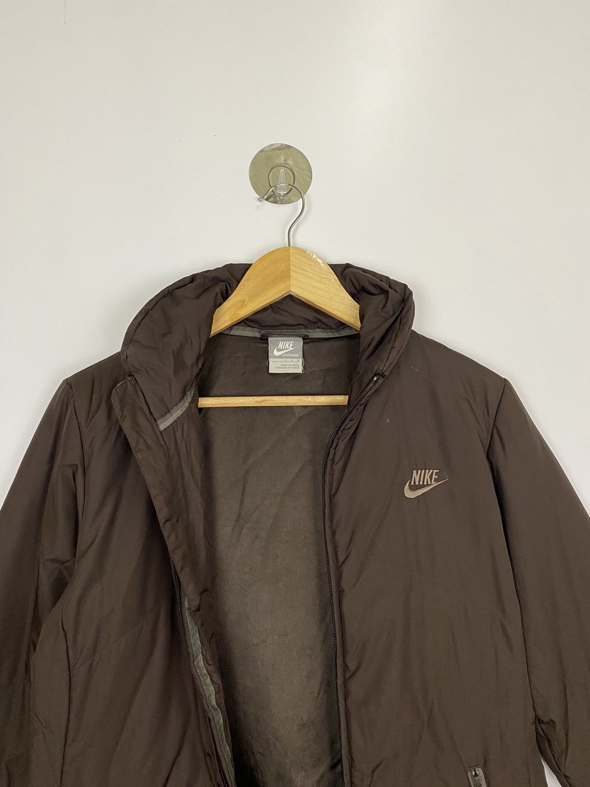 Nike Vintage Y2K Nike Light Jacket Brown Size US S / EU 44-46 / 1 - 3 Thumbnail