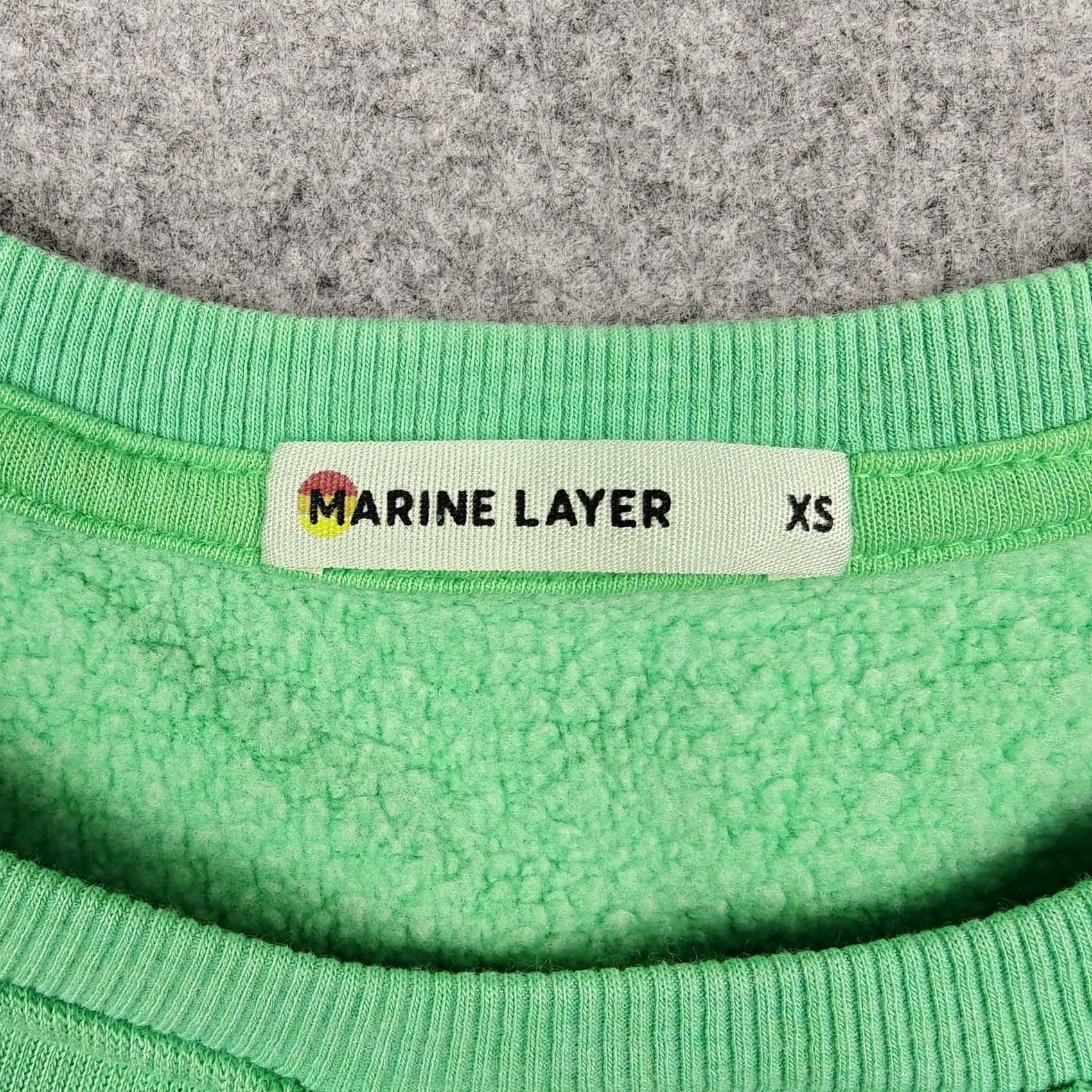 Marine Layer Marine Layer Sweatshirt Womens XS Green Xbox Shirt Fleece Crewneck Size XS / US 0-2 / IT 36-38 - 4 Thumbnail