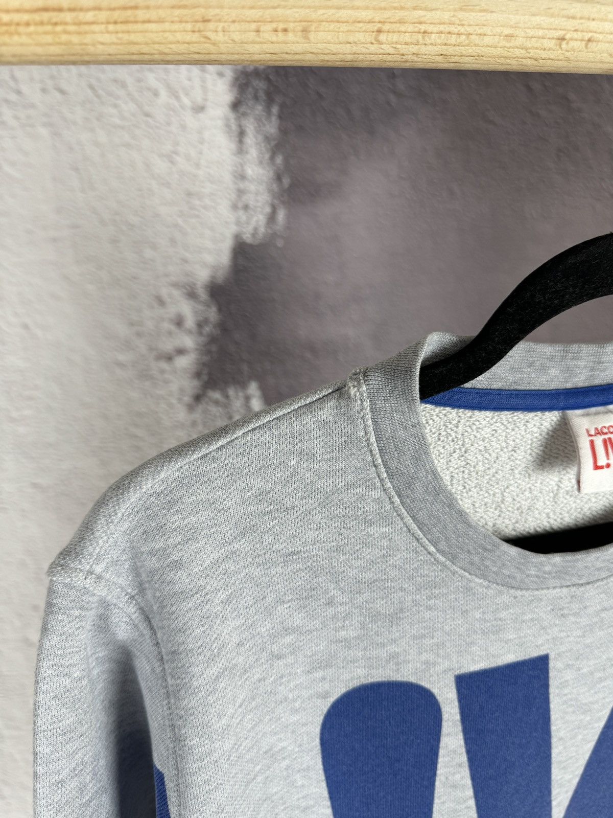 Lacoste Lacoste Live grey big logo sweatshirt Size US M / EU 48-50 / 2 - 9 Thumbnail