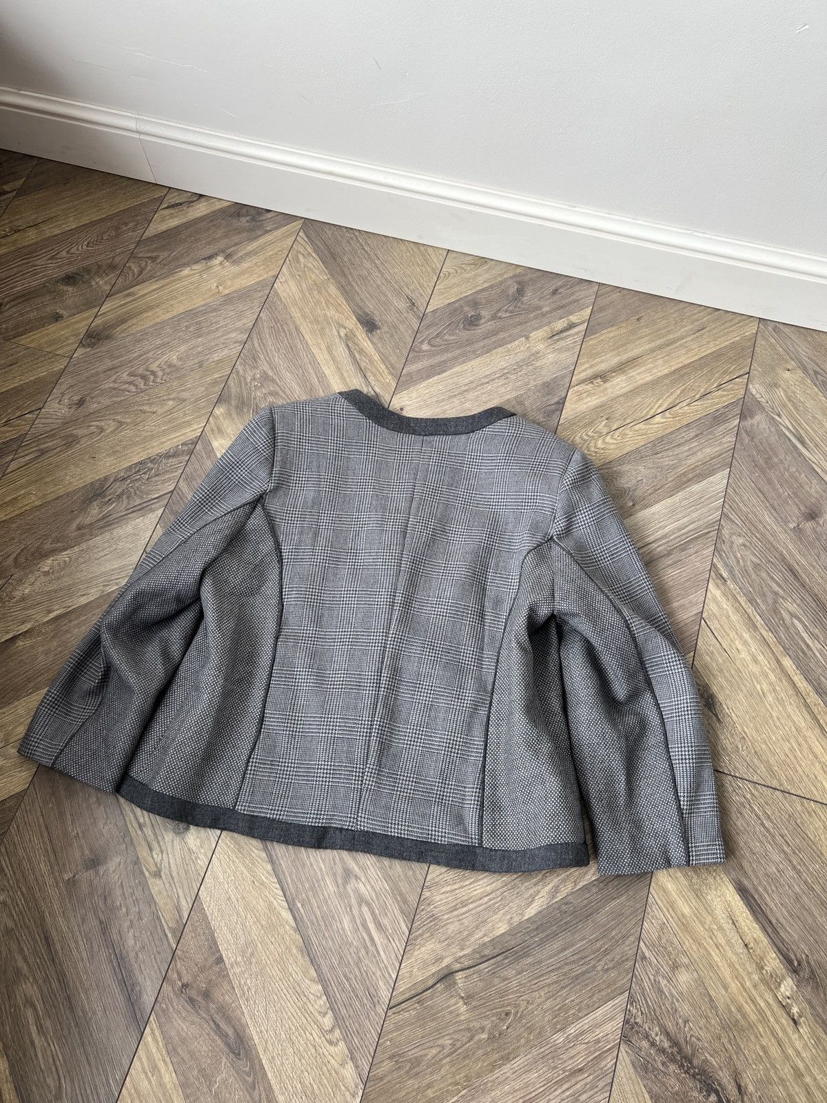 Other Vintage Weill Paris Women’s Checkered Wool Blend Jacket Size M / US 6-8 / IT 42-44 - 12 Thumbnail