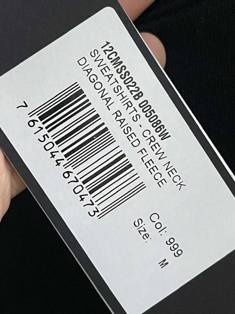 C.P. Company 🔥NICE !! C.P. COMPANY DIAGONAL RAISED Fleece Crew Neck Size US M / EU 48-50 / 2 - 7 Thumbnail
