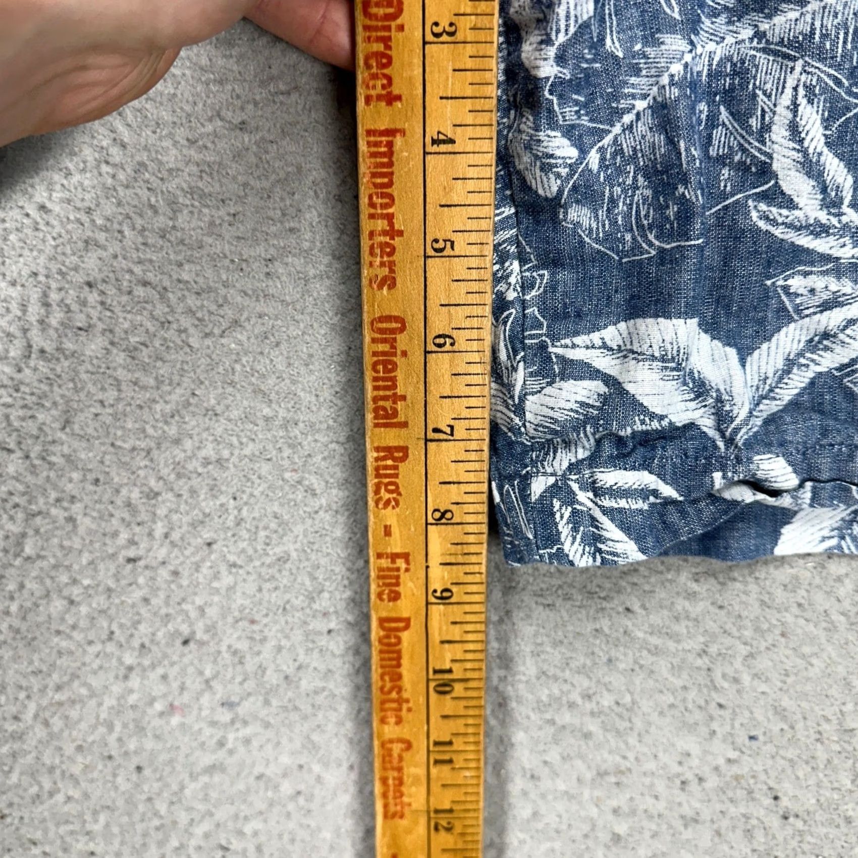 Banana Republic Banana Republic Mens Linen Blend Aiden Shorts 36 Blue Palm Leaves Khakis Casual Size US 36 / EU 52 - 7 Thumbnail