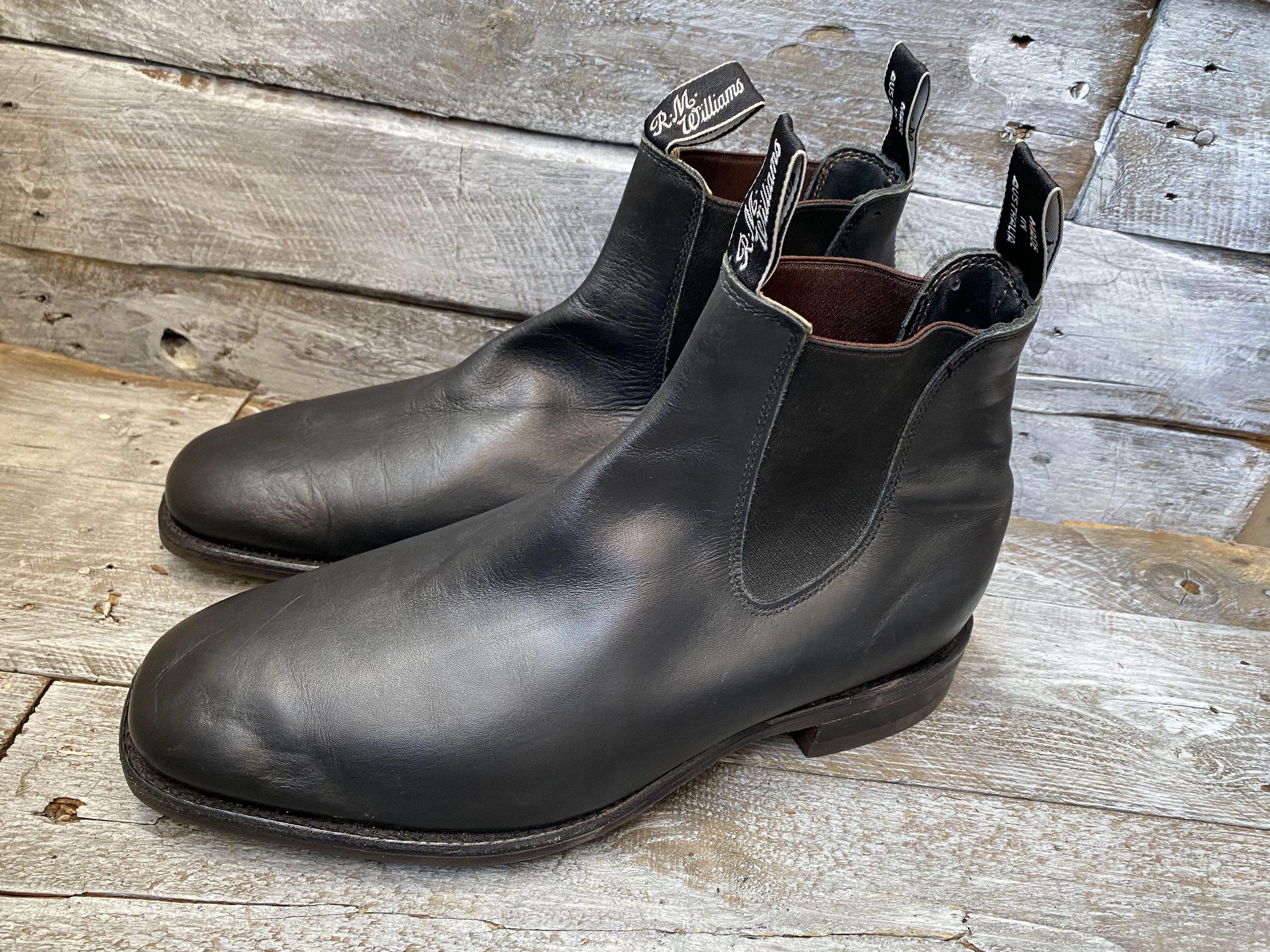 R.M. Williams Rm williams crafmanship chelsea black leather boots sz 43 Size US 10 / EU 43 - 6 Thumbnail