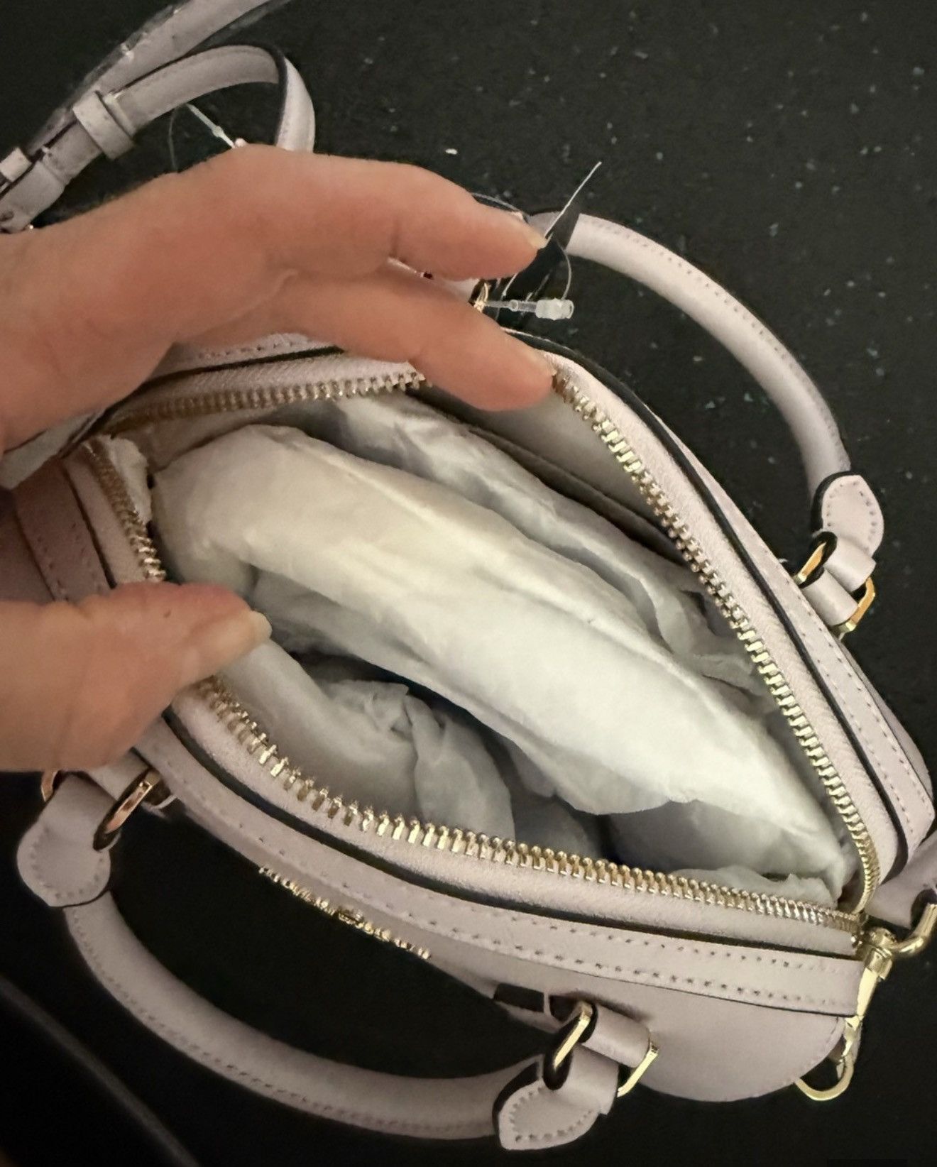 Kate Spade Kate Spade Madison Pastel Lavender Saffiano Leather Bag Size ONE SIZE - 7 Thumbnail