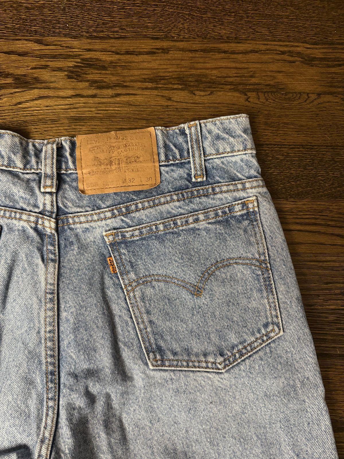 Levi's 90s Levi's 505 Denim Jeans Vintage Orange Tab Size US 32 / EU 48 - 13 Thumbnail