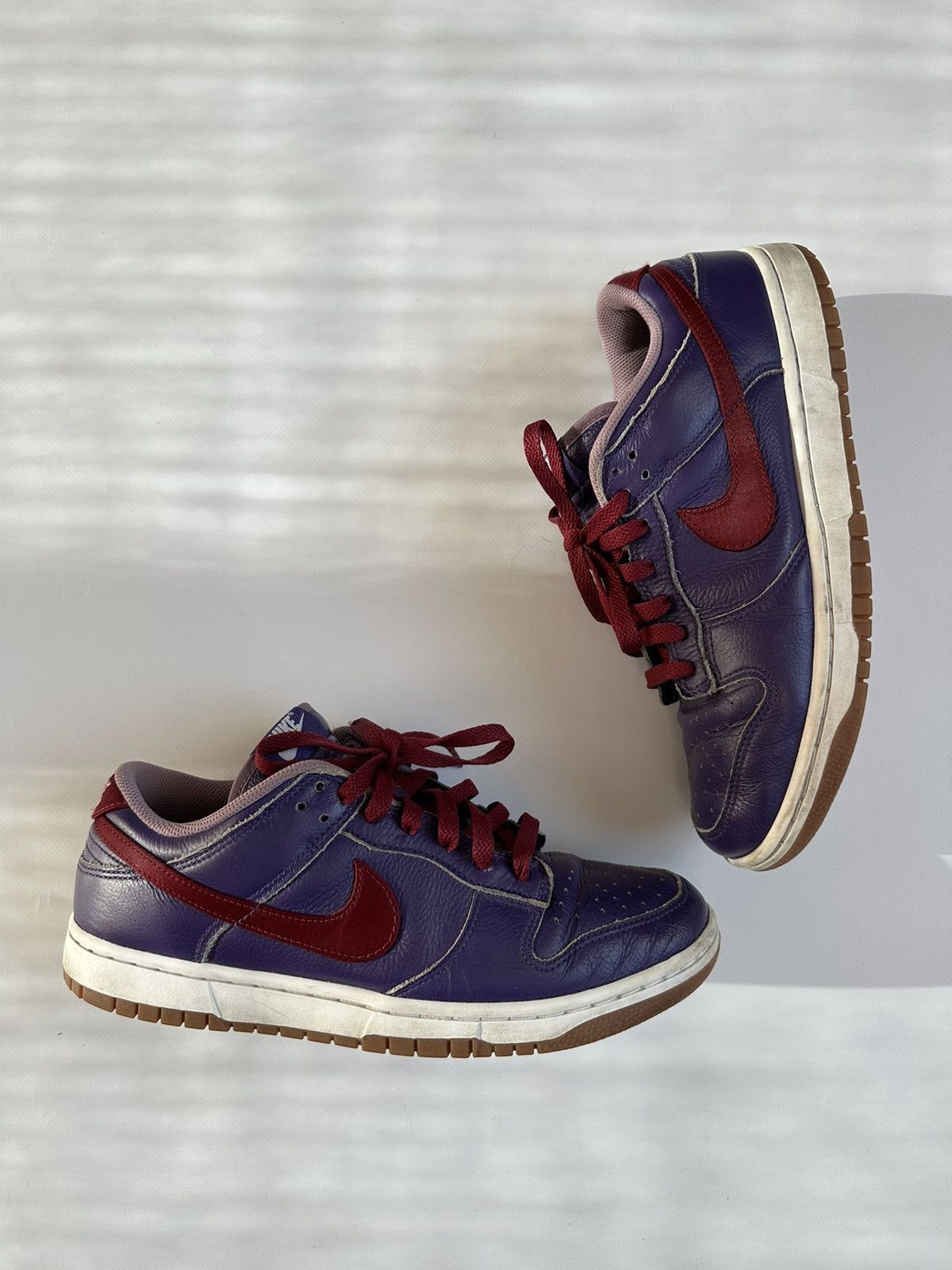 Nike Nike Dunk Low ID 2023 - Purple/Burgundy Size US 9 / EU 42 - 1 Thumbnail
