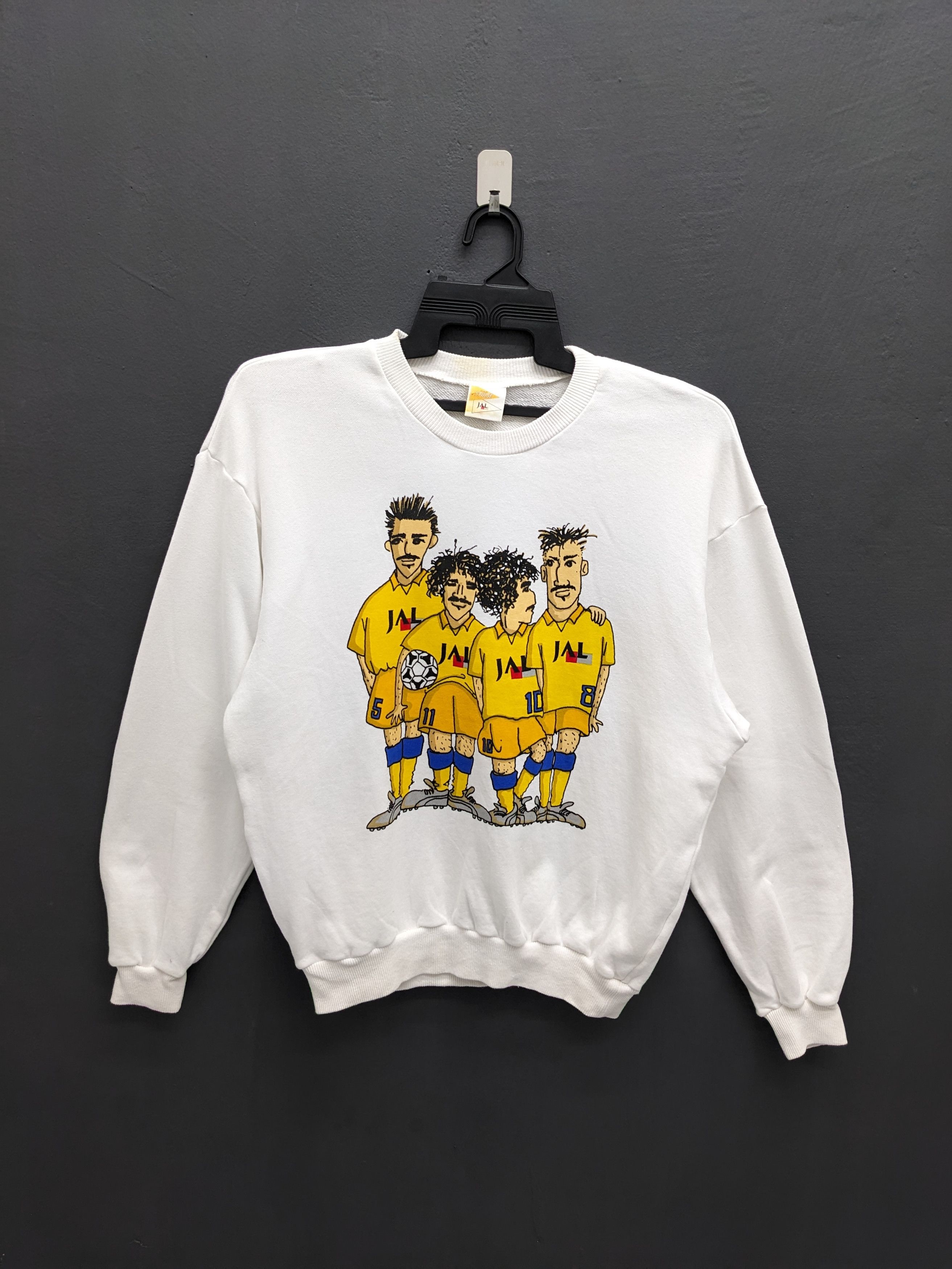 Japanese Brand × Vintage VINTAGE JAPANESE SHIMIZU S-PULSE JAL SWEATSHIRT Size US M / EU 48-50 / 2 - 2 Thumbnail