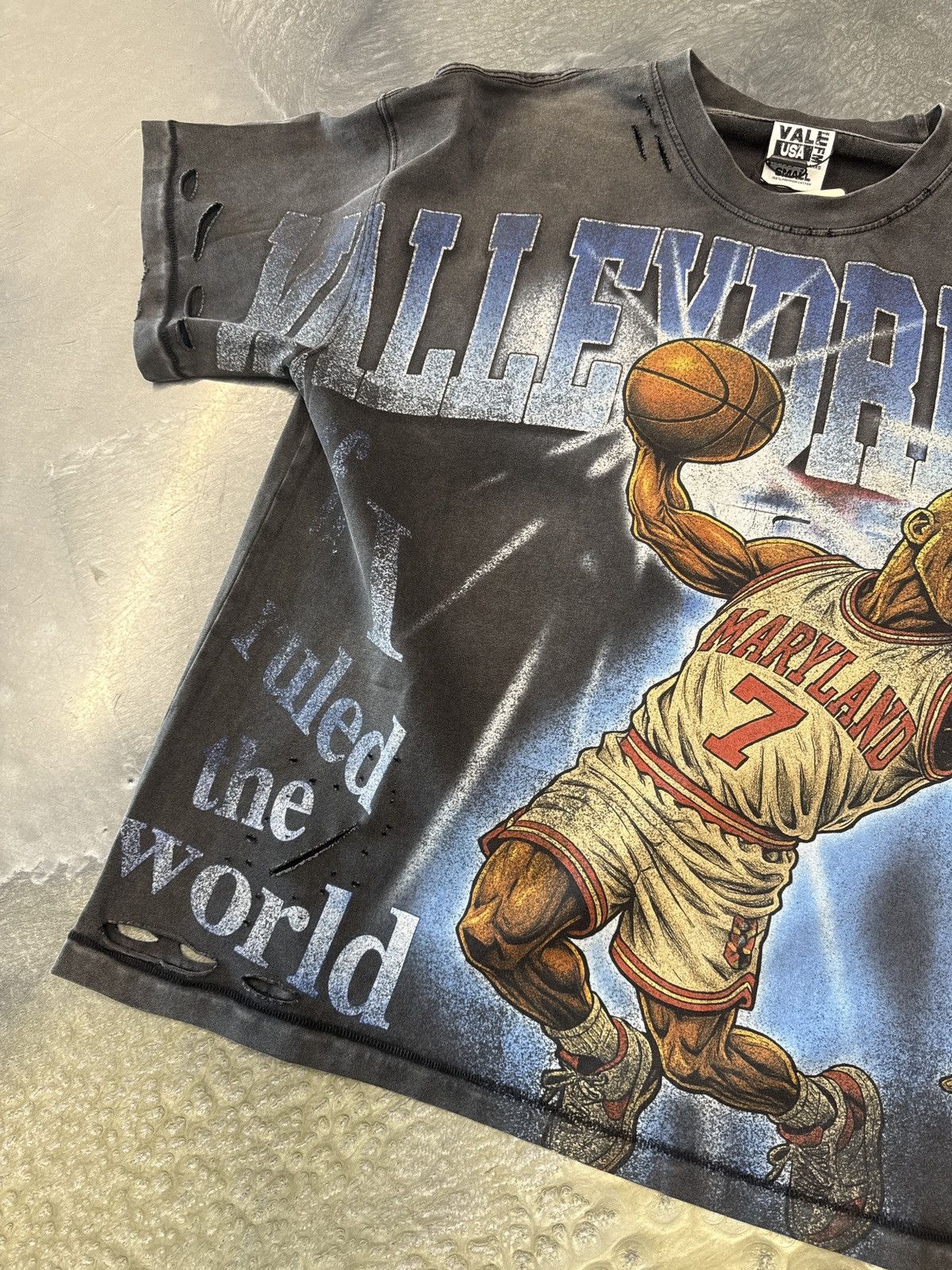 Vale Vale Forever Slam Tee Black Distressed Size US S / EU 44-46 / 1 - 3 Thumbnail
