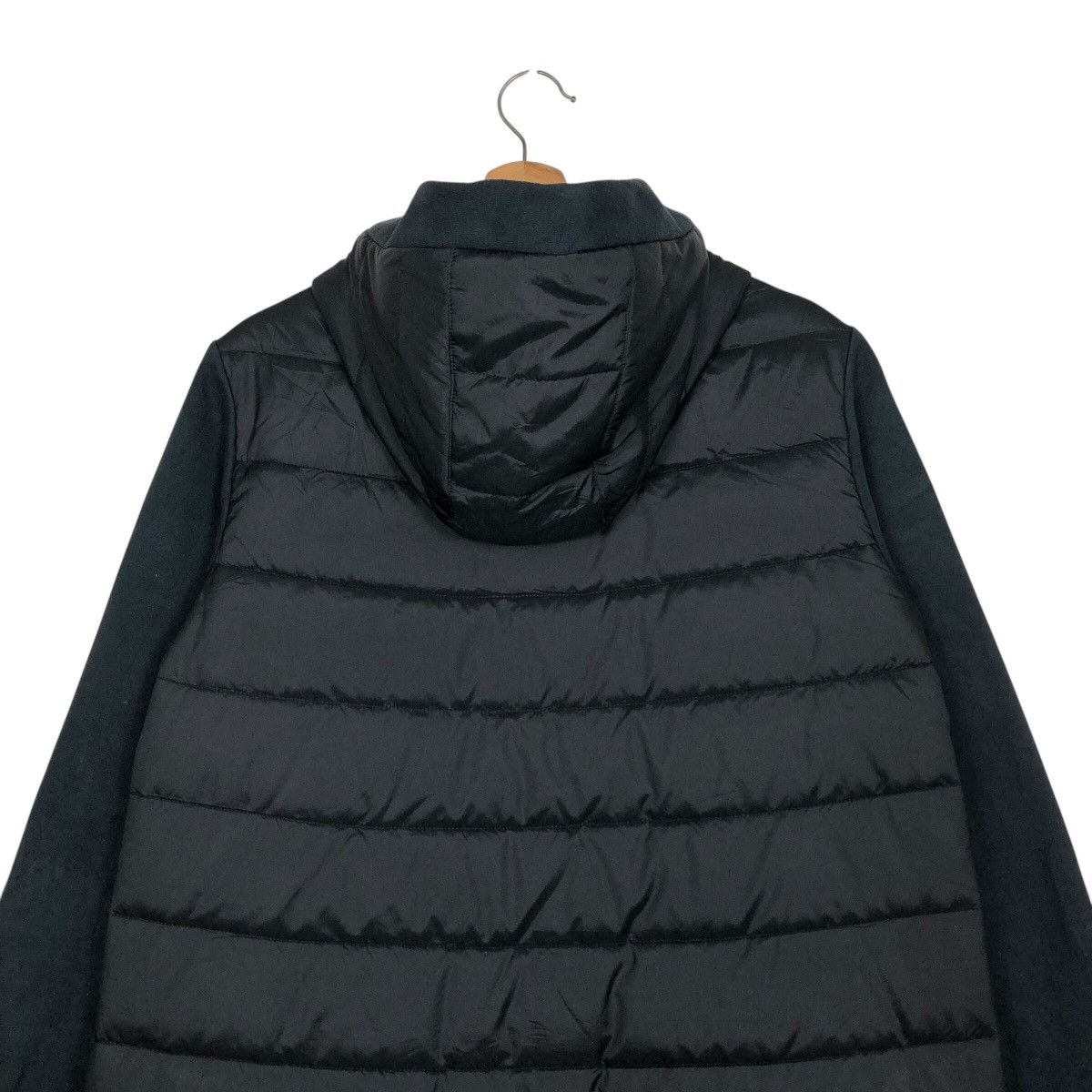 Nike 📌Rich Black Running Quilted Puffer Jacket Nike Hoodie Size US L / EU 52-54 / 3 - 10 Thumbnail