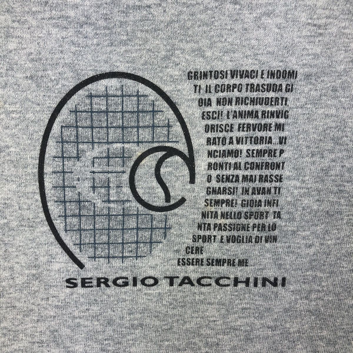 Sergio Tacchini Vintage 90's Sergio Tacchini Style in Italy Tennis Lab Tee Size US M / EU 48-50 / 2 - 8 Thumbnail