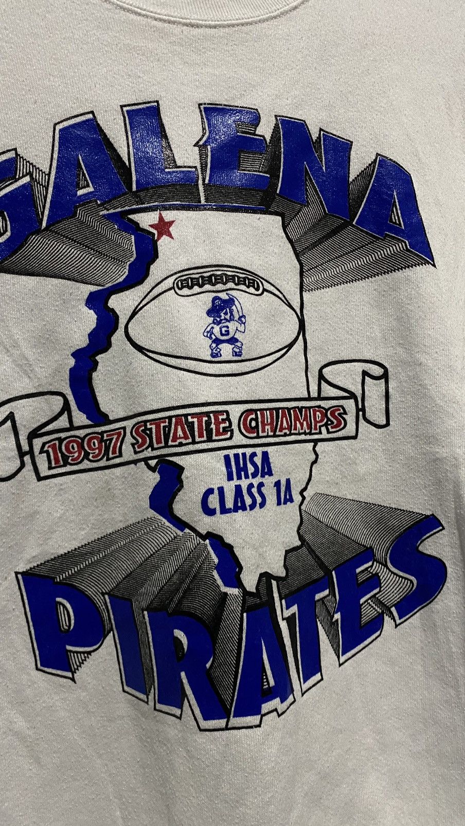 Vintage Vintage Galena Pirates 1997 baseball sweatshirt Size US L / EU 52-54 / 3 - 5 Thumbnail