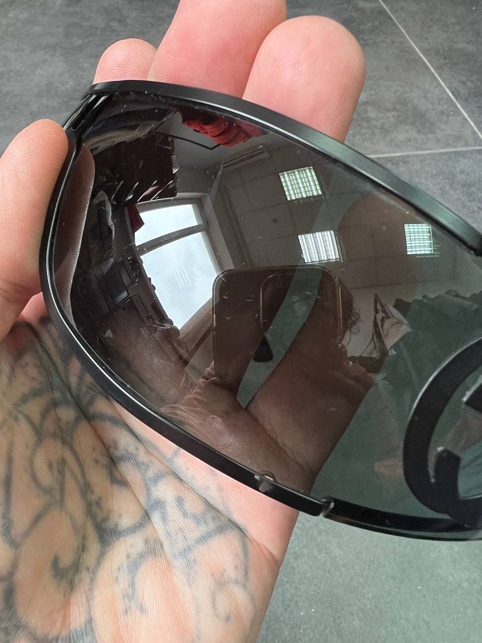 Gucci Tom Ford Era Gucci sunglasses archive Shielded mask Size ONE SIZE - 8 Thumbnail