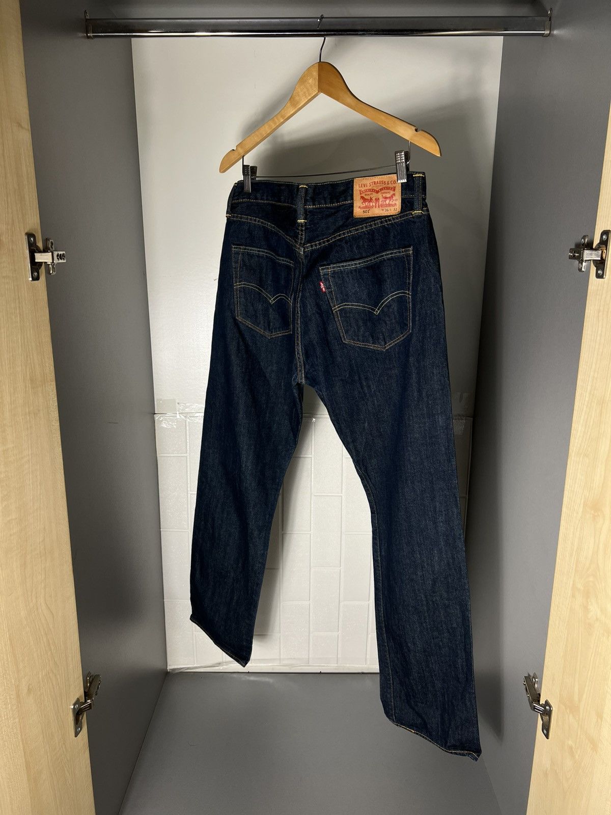 Levi's VINTAGE LEVI’S 501 CLOTHING MADE & CRAFTED DENIM JEANS CASUAL DESIGNER Y2K USA 90s Size US 36 / EU 52 - 17 Thumbnail