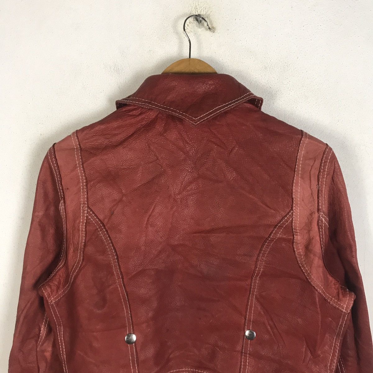 🔥Rare🔥Vintage Japanese Brand Reversible Leather Jacket