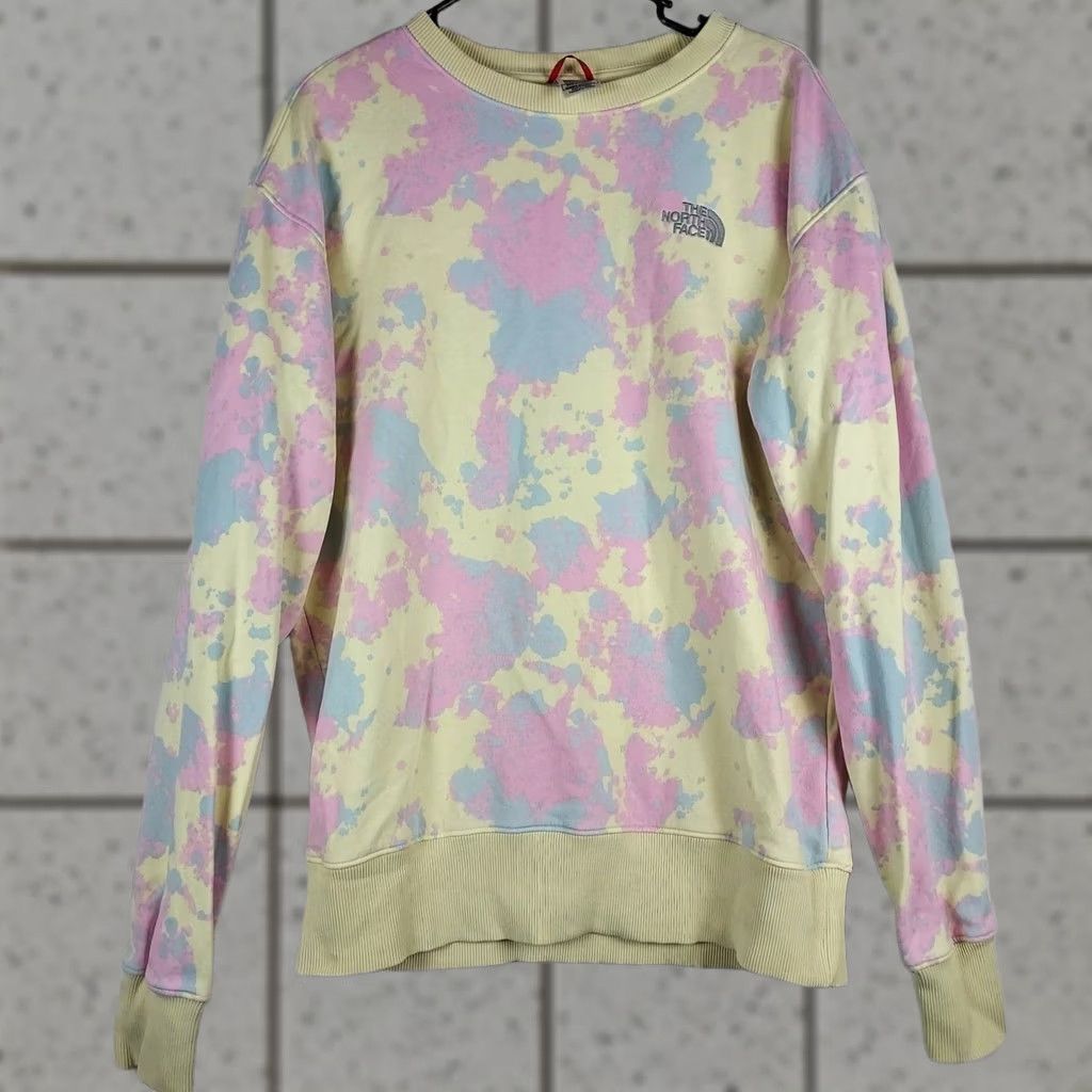 The North Face The North Face Unisex Pastel Tie Dye Crewneck Sweatshirt Mens M Womens L Pullover Size M / US 6-8 / IT 42-44 - 1 Thumbnail