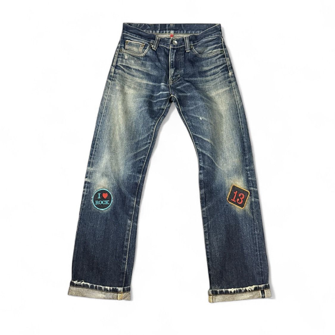 Undercover × Uniqlo 🇯🇵🔥 Vintage 90s Japanese Selvedge UJ Denim Uniqlo Size US 29 - 1 Thumbnail