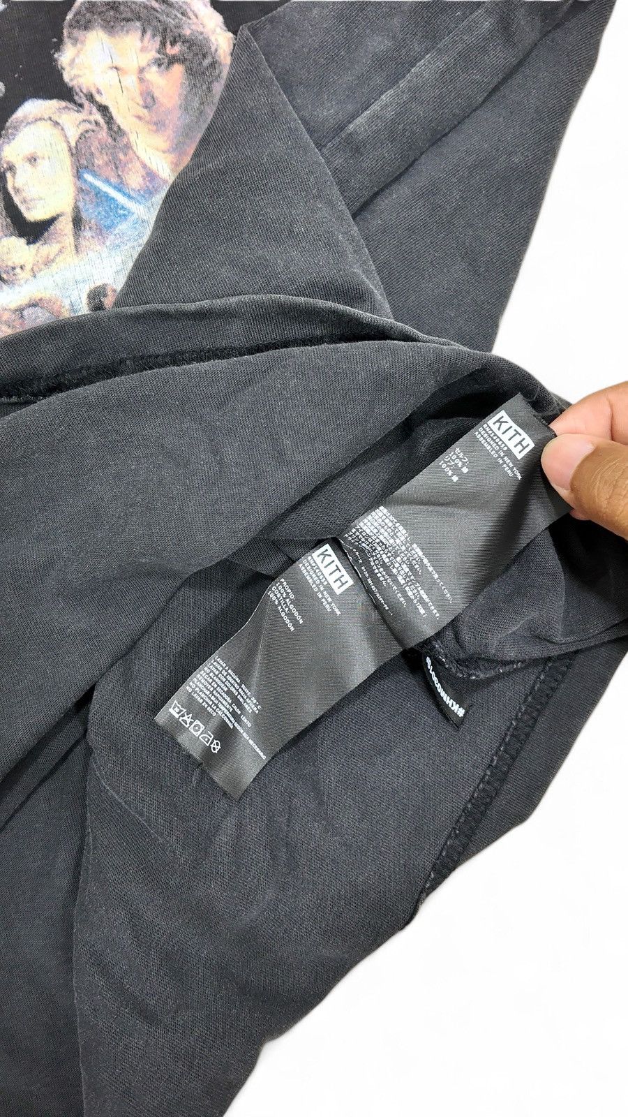 Kith × Star Wars FW21 Kith x STAR WARS Beginning Vintage Tee Black Size XL Size US XL / EU 56 / 4 - 7 Thumbnail