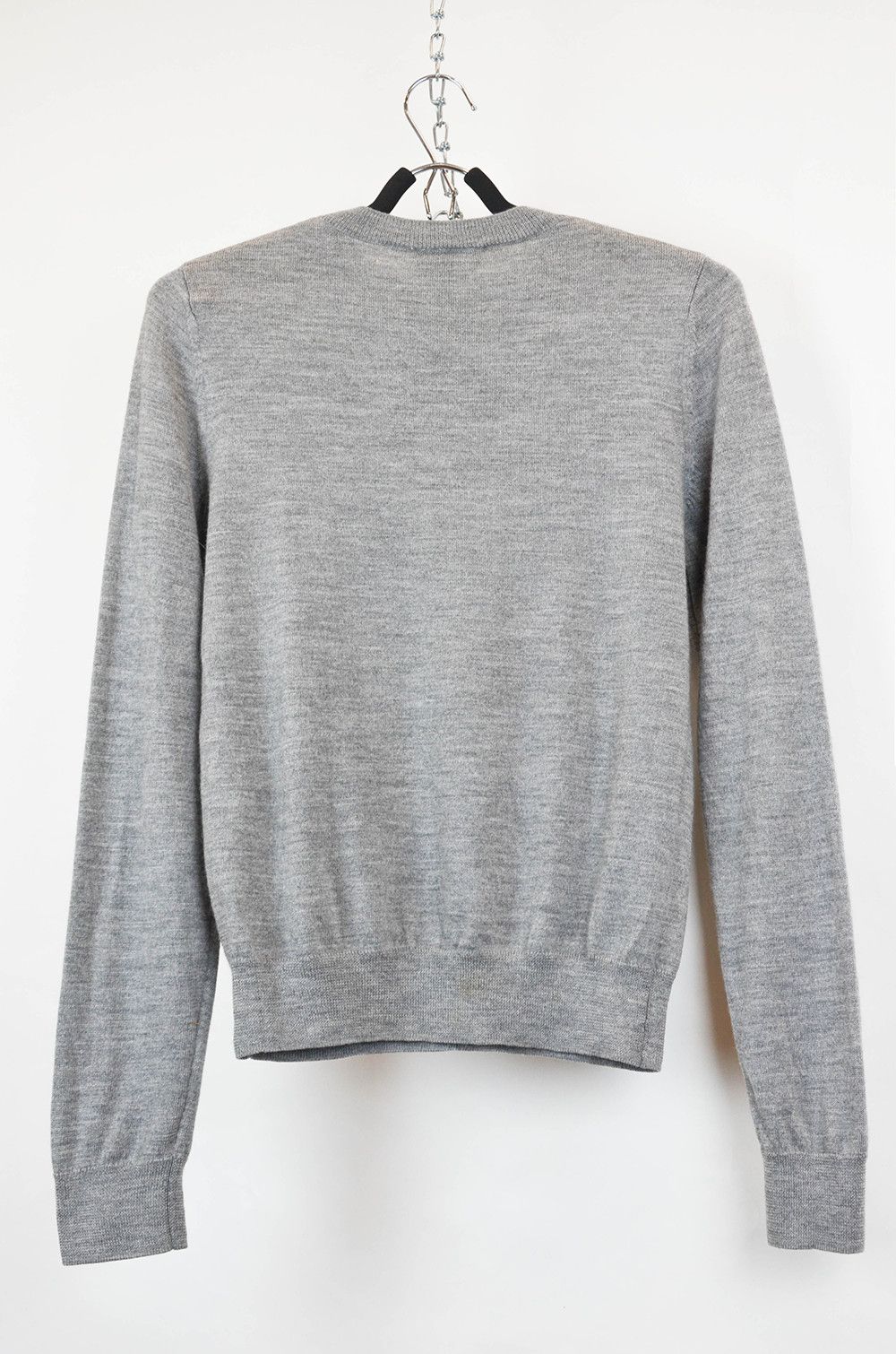 A.P.C. A.P.C. Arpese Wool Flower Embroidery Knit Pullover - S Size S / US 4 / IT 40 - 2 Thumbnail
