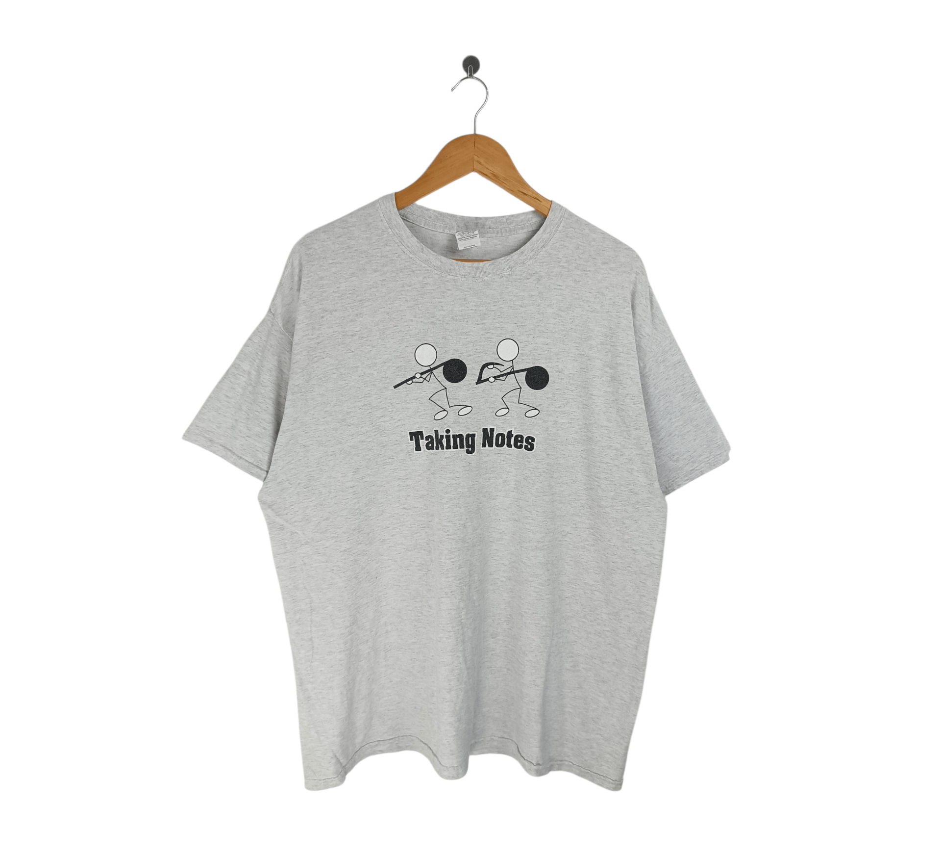 Vintage VINTAGE TAKING NOTES PARODY FUNNY QUOTE TEE HUMOR ADULTS Size US XL / EU 56 / 4 - 1 Thumbnail
