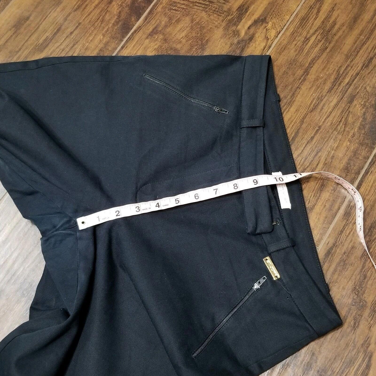Andrew St. John St. John Sport Dress Pants Size 10 Black Boot Cut Zipper Size 32" / US 10 / IT 46 - 6 Thumbnail