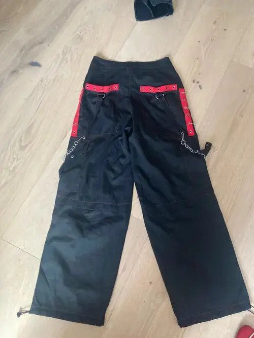 Designer Gothic Cargo Pants Size US 30 / EU 46 - 4 Thumbnail
