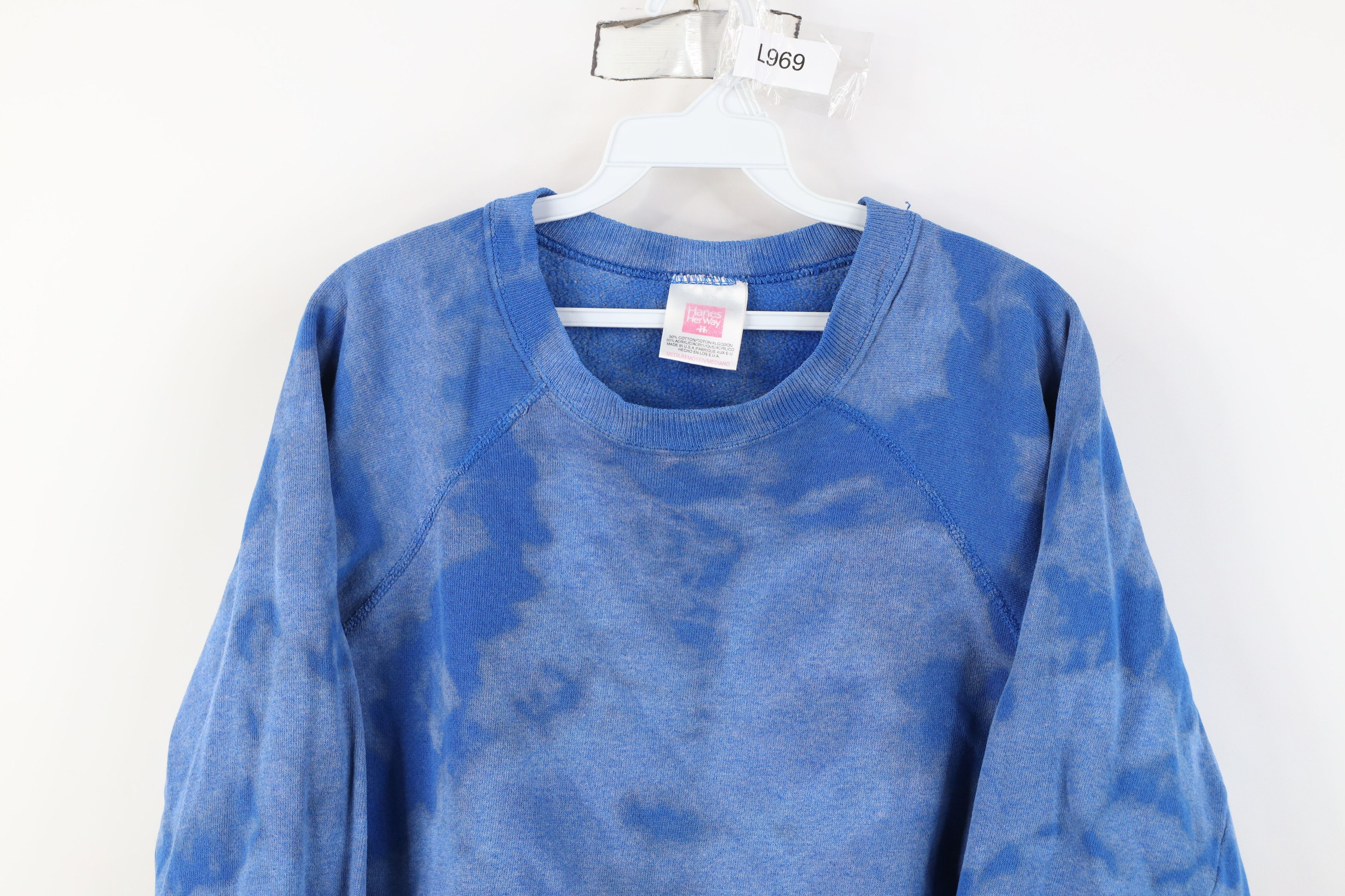 Vintage Vintage 90s Streetwear Acid Wash Crewneck Sweatshirt USA Size M / US 6-8 / IT 42-44 - 2 Thumbnail