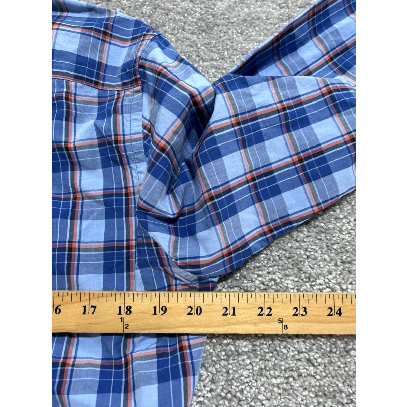 Brooks Brothers Brooks Brothers Shirt Mens Medium Blue Plaid Button-Down Shirt Button-Down Casual Classic Preppy Mens Size US M / EU 48-50 / 2 - 7 Thumbnail
