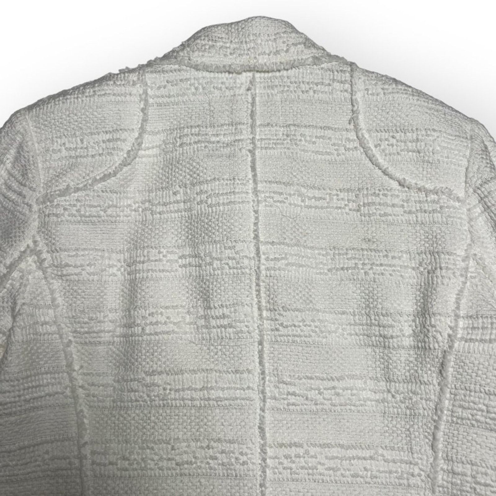 Rebecca Taylor Rebecca Taylor Boucle Moto Jacket Ivory Size 2 Size XS / US 0-2 / IT 36-38 - 14 Thumbnail