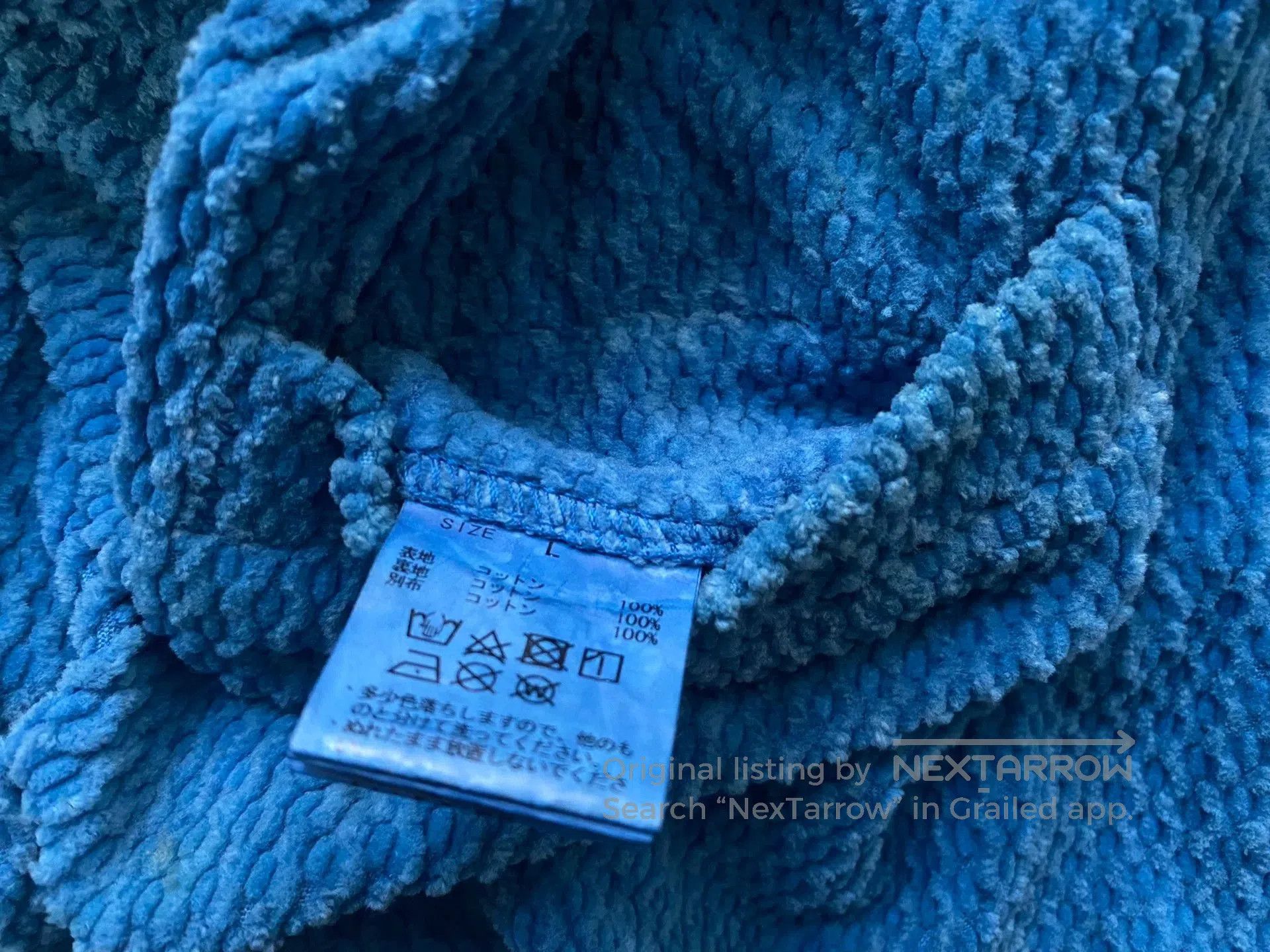 KUON blue indigo collarless jacket. Size US L / EU 52-54 / 3 - 2 Thumbnail