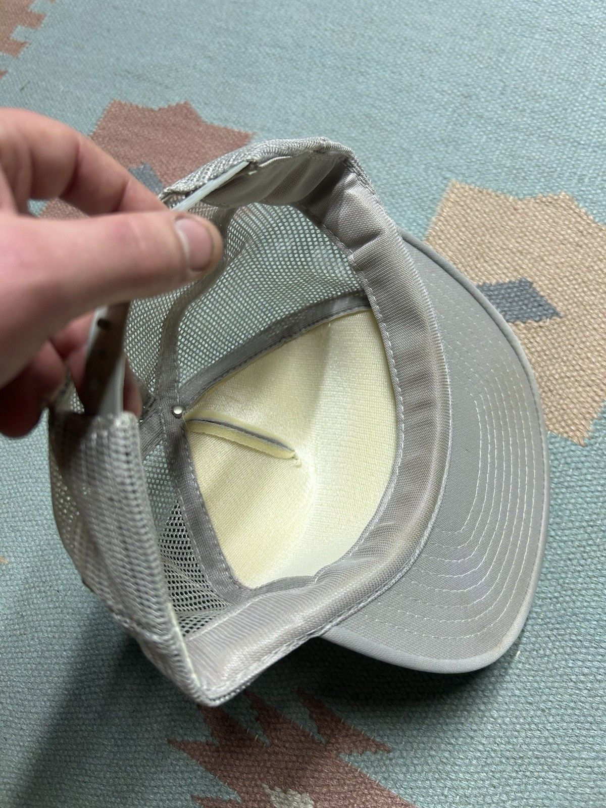 Vintage Vtg trucker hat mesh J&J truck equipment repair snapbac gray Size ONE SIZE - 8 Thumbnail