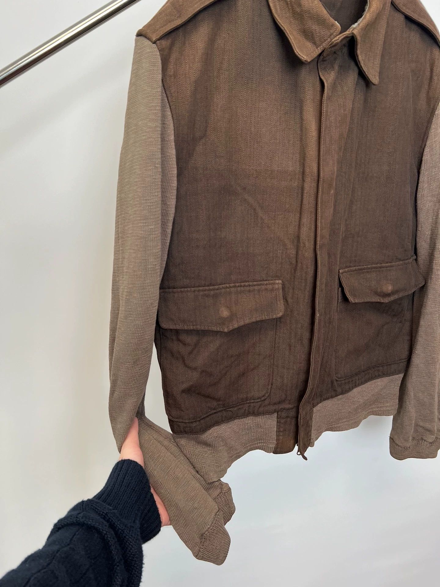 Yohji Yamamoto YS For Man Patchwork Zipper Jacket