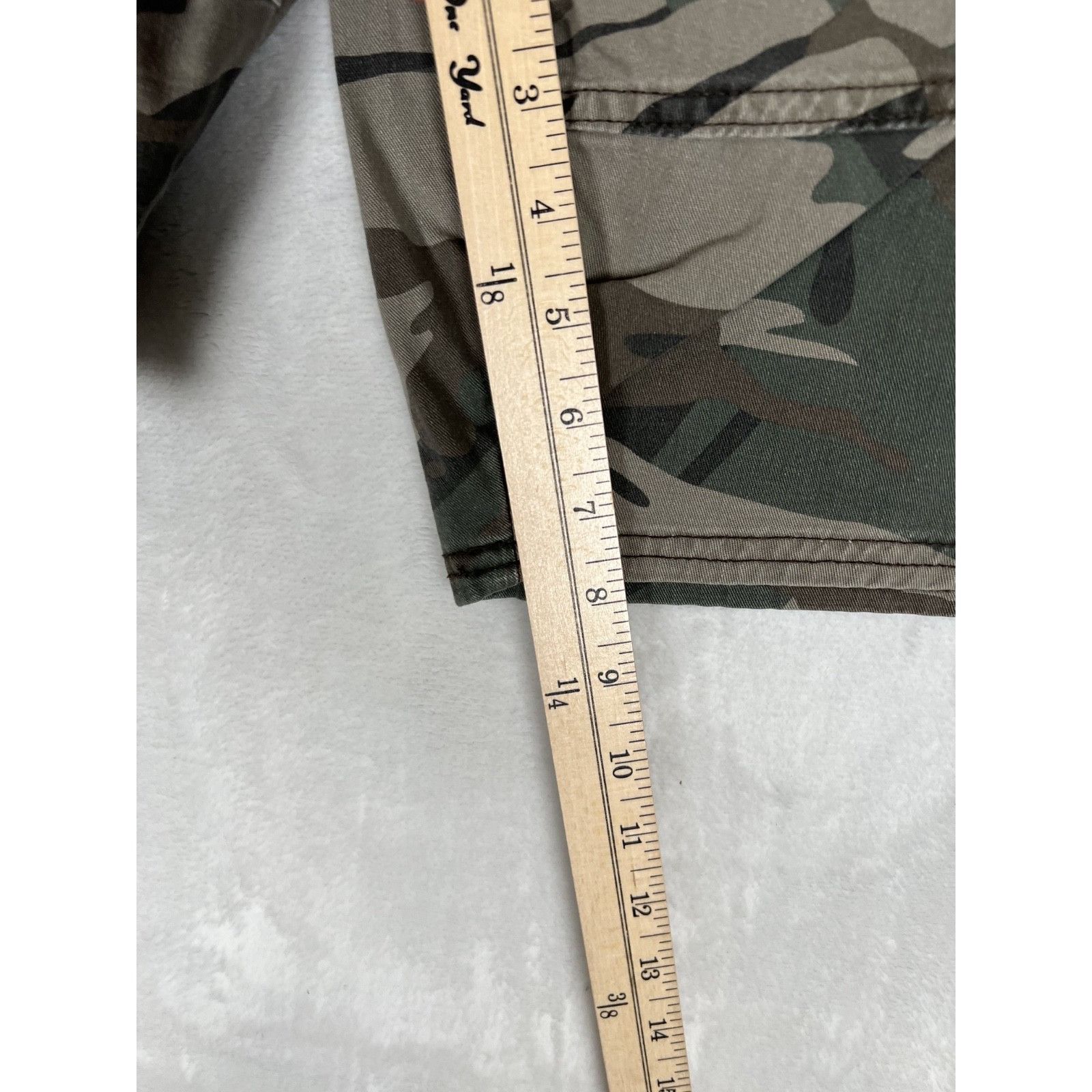 Wrangler Wrangler Shorts Mens 42 Green Camo Ripstop Cargo Stretch 10 Size US 42 / EU 58 - 2 Thumbnail