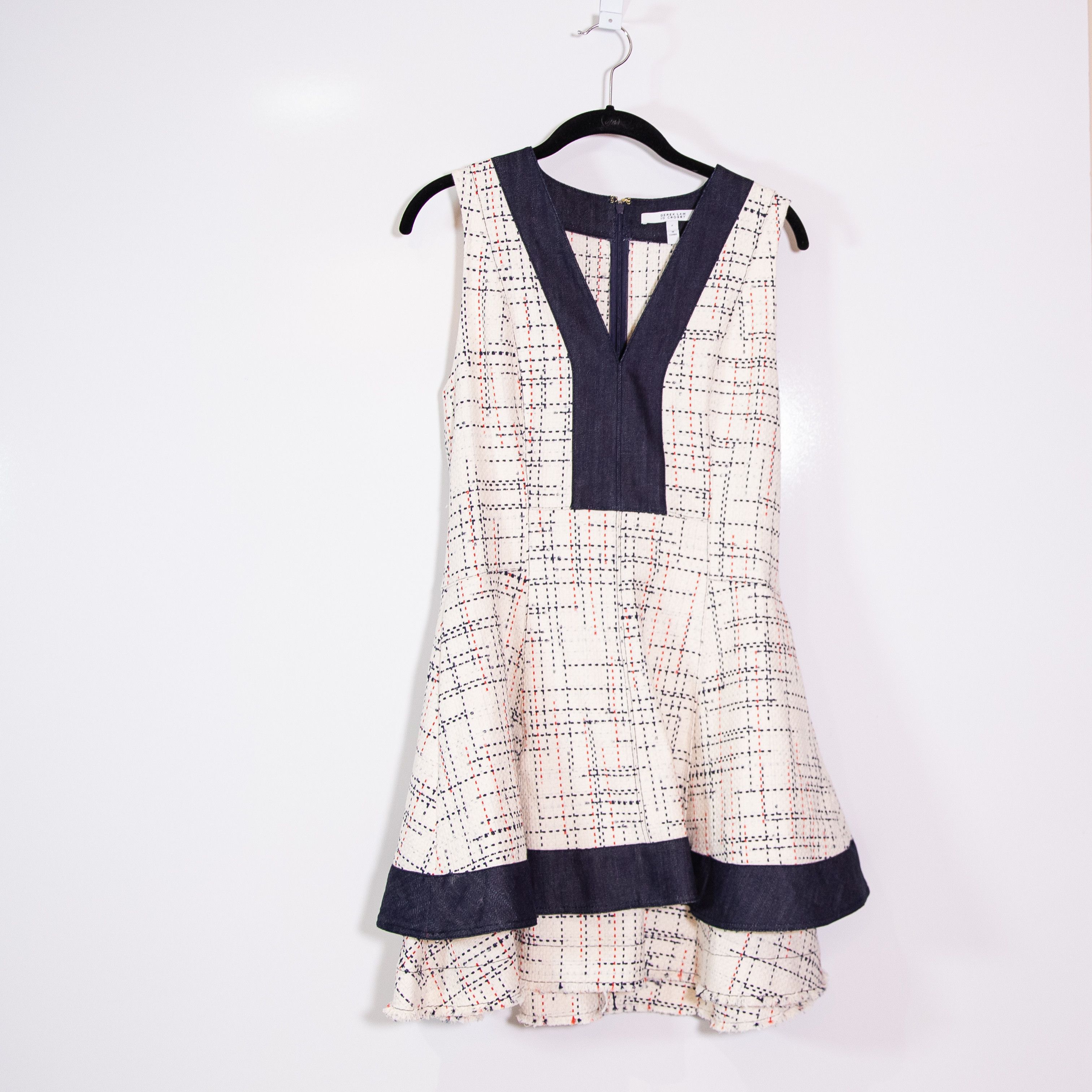 Derek Lam 10 Crosby Derek Lam Cotton Blend Woven Tweed Size M / US 6-8 / IT 42-44 - 1 Thumbnail