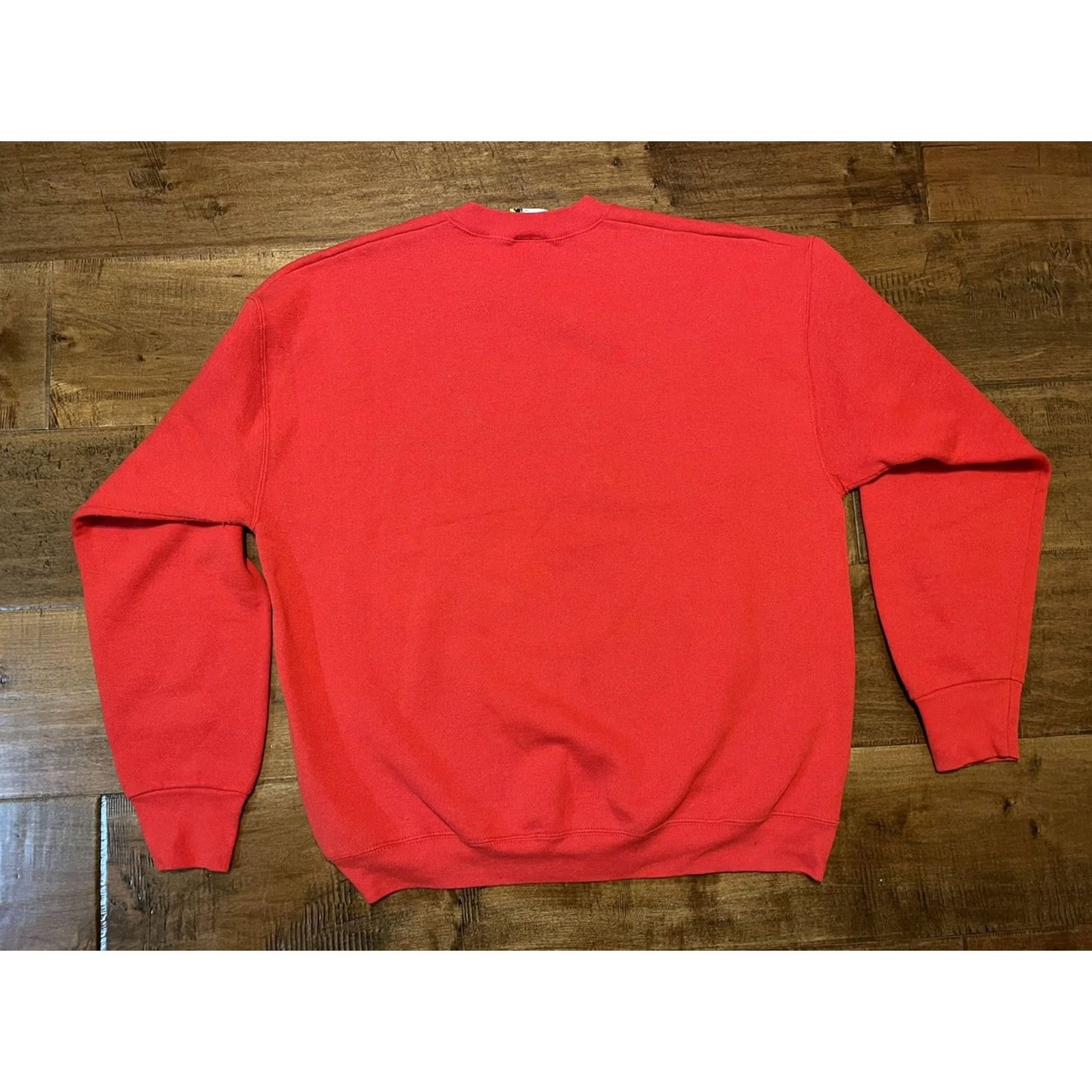 Vintage VINTAGE Dr. Seuss Sam I Am Green Eggs and Ham Red Crewneck Sweatshirt Adult XL Size US XL / EU 56 / 4 - 3 Thumbnail