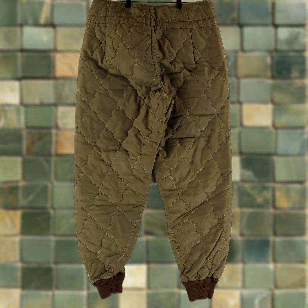 Olive Czech Military Quilted Pant Liner Olive Green Mens M 34x28 Size US 34 / EU 50 - 1 Thumbnail