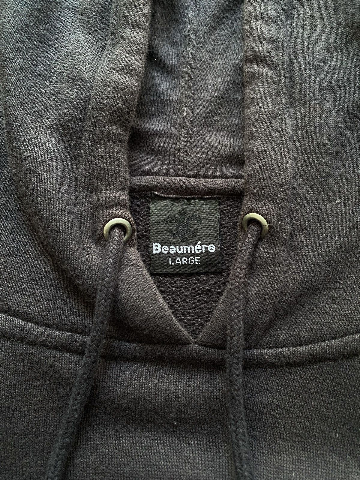 Beauty Beast × Japanese Brand × Vintage Beaumere Cross Poem Sun Faded Hoodie Ifsixwasnine Style Size US L / EU 52-54 / 3 - 7 Thumbnail