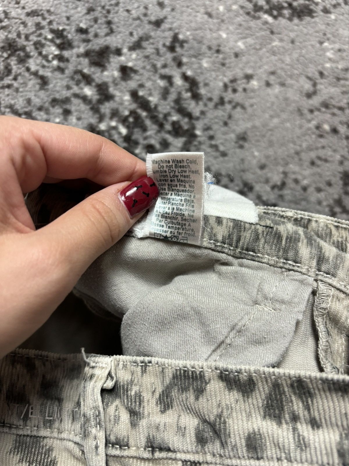 Current/Elliot × Japanese Brand × Vintage Vintage leopard print Current Elliott low waist velvet jeans Size 26" / US 2 / IT 38 - 9 Thumbnail