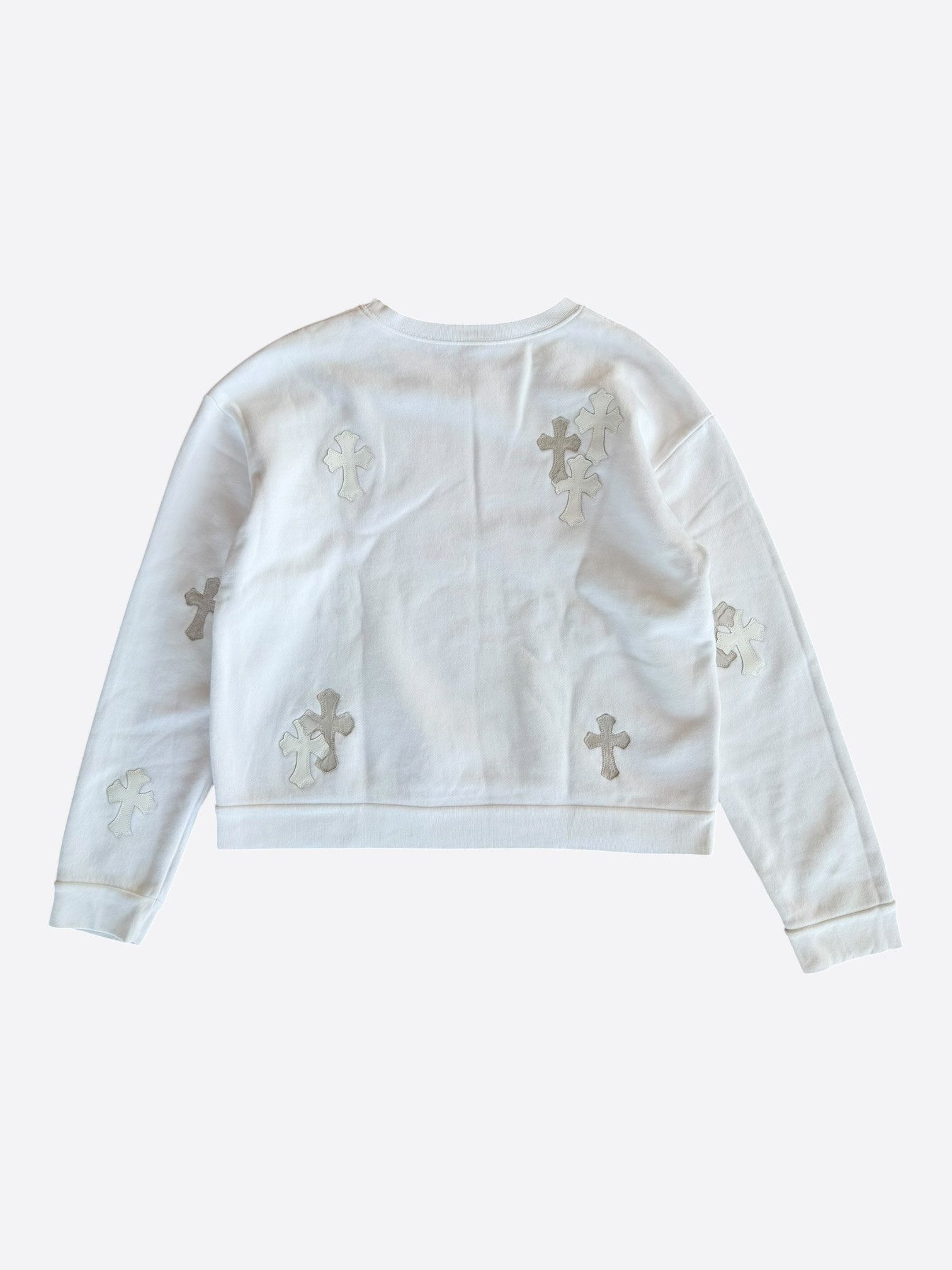 Chrome Hearts Chrome Hearts White Cross Patch Sweater Size US M / EU 48-50 / 2 - 2 Thumbnail