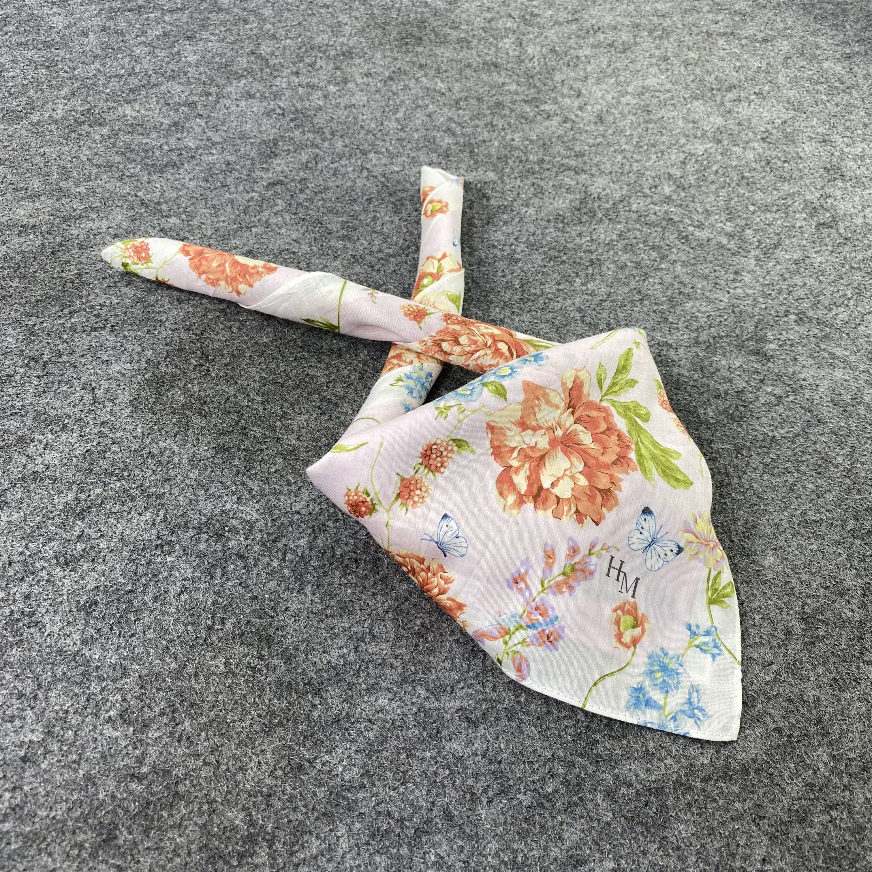 Hanae Mori Hanae Mori Handkerchief / Bandana / Neckerchief-B1032 Size ONE SIZE - 1 Thumbnail