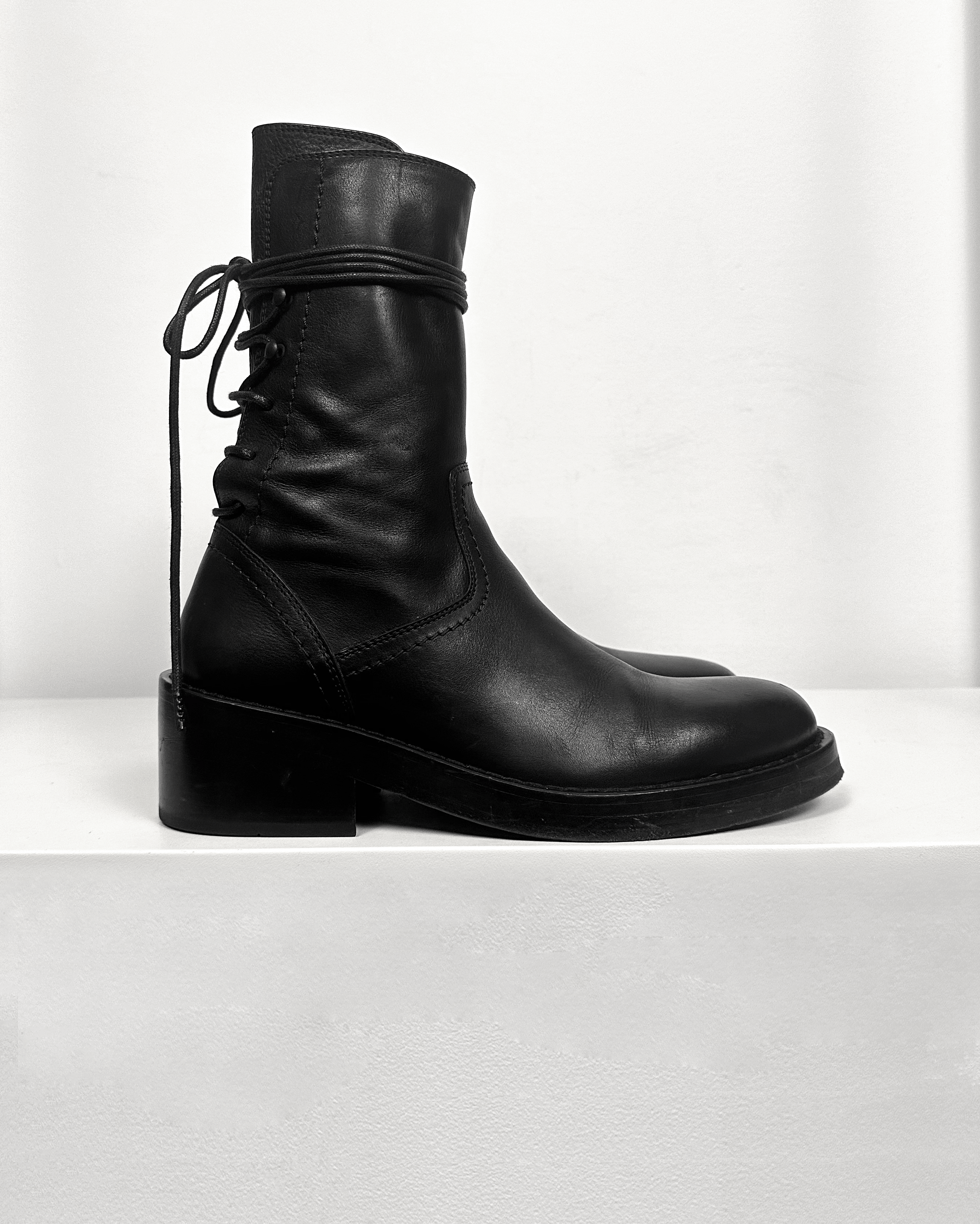 Ann Demeulemeester Ann Demeulemeester Backlace Vitello Boots Size US 7.5 / EU 40-41 - 3 Thumbnail