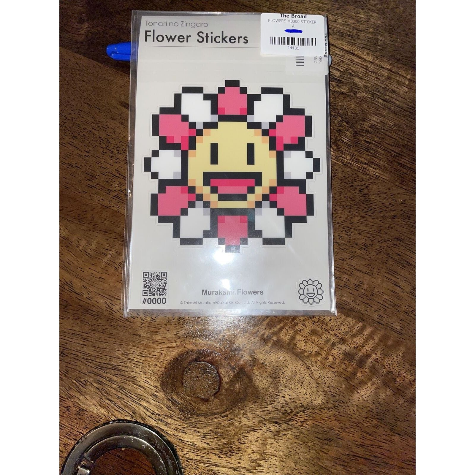 Takashi Murakami Takashi Murakami Flower Sticker Pink Kaikai Kiki Authentic Size ONE SIZE - 6 Thumbnail